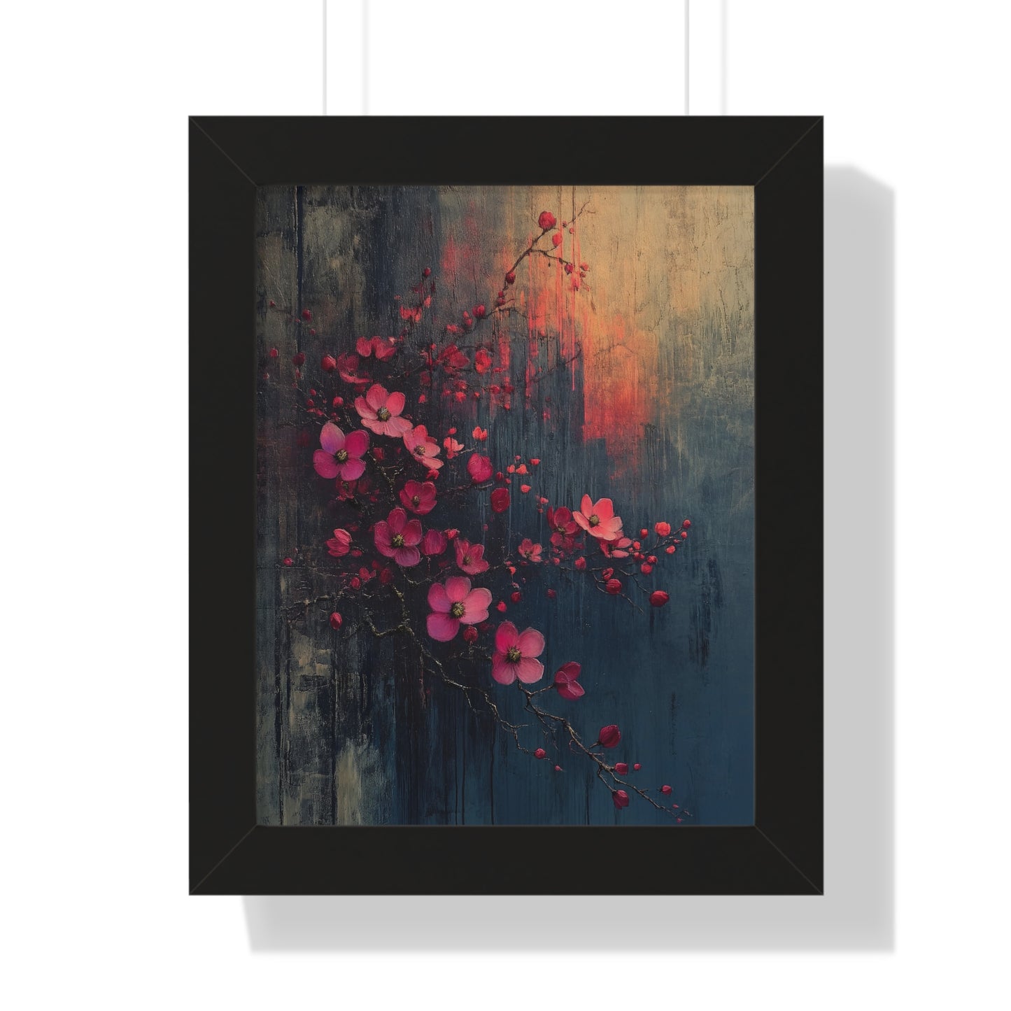Twilight Bloom Resilience - Framed Poster