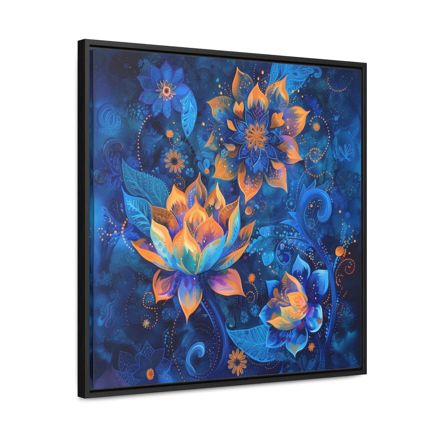 Paisley Framed Gallery Canvas Wrap