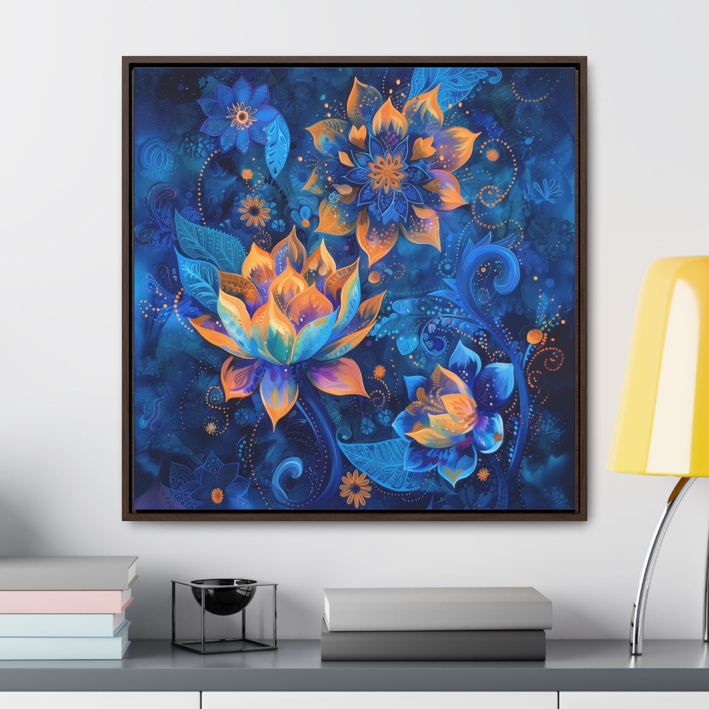 Paisley Framed Gallery Canvas Wrap