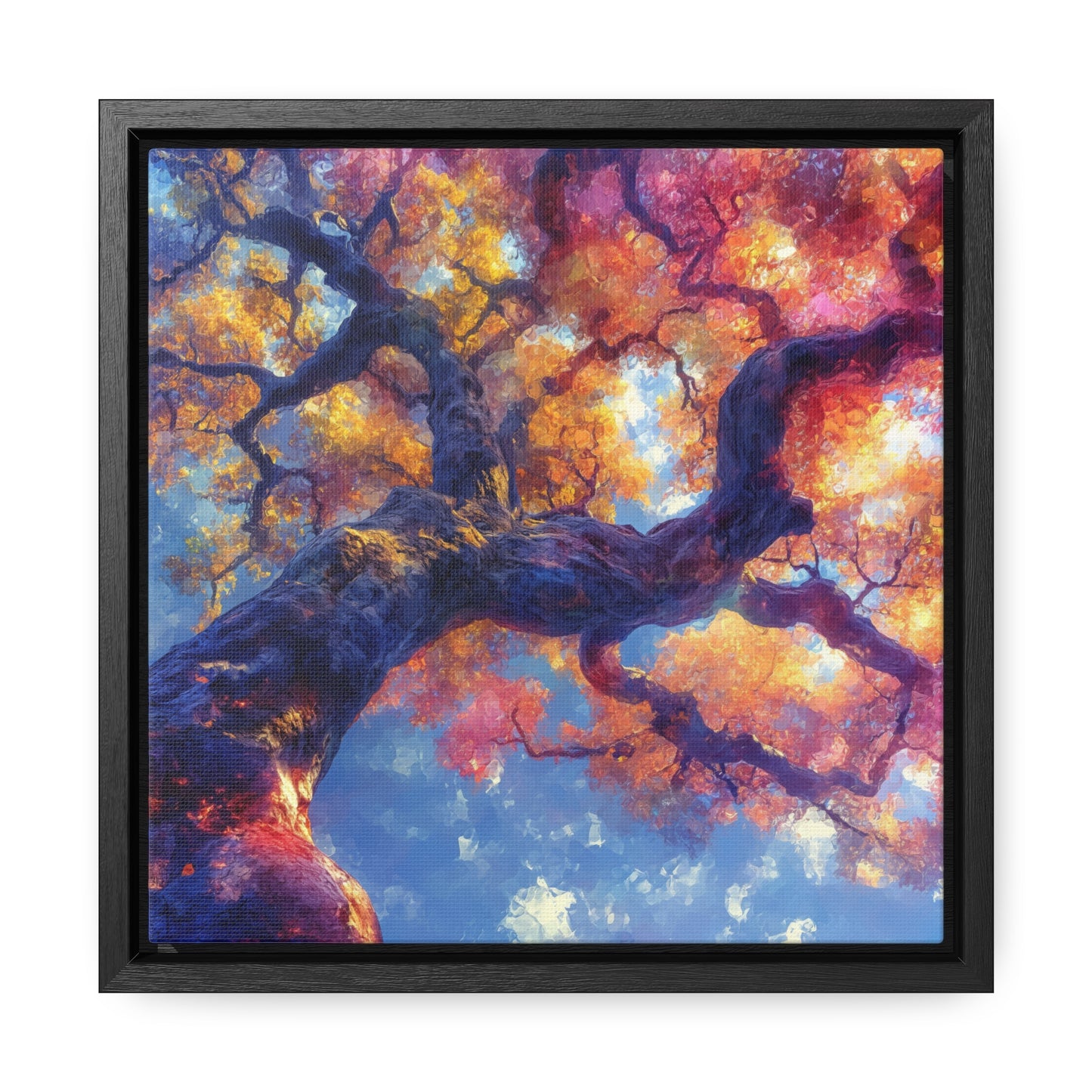 Synesthetic - Framed Gallery Canvas Wrap - Erdau Designs