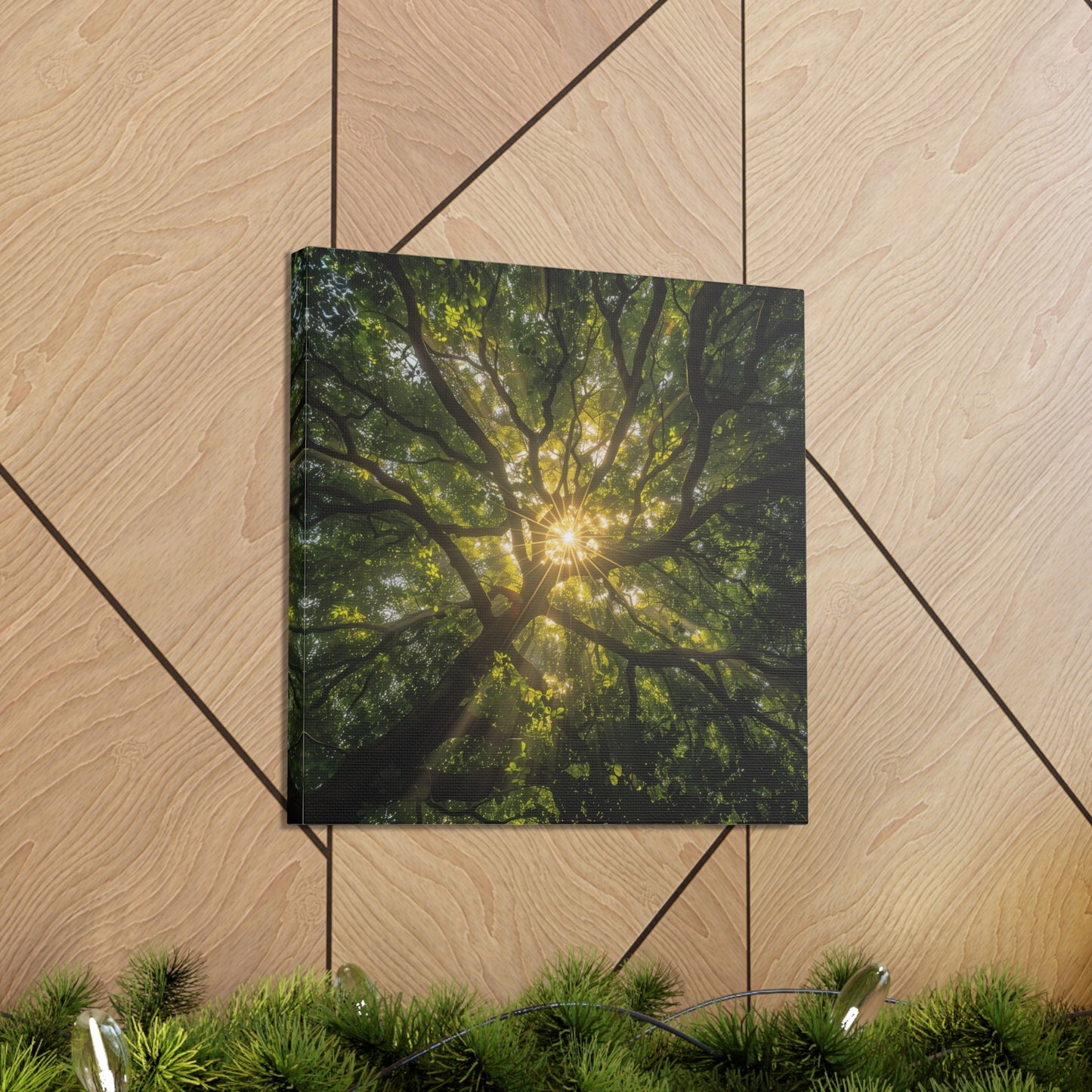 Sunlit Canopy - Gallery Canvas Wrap