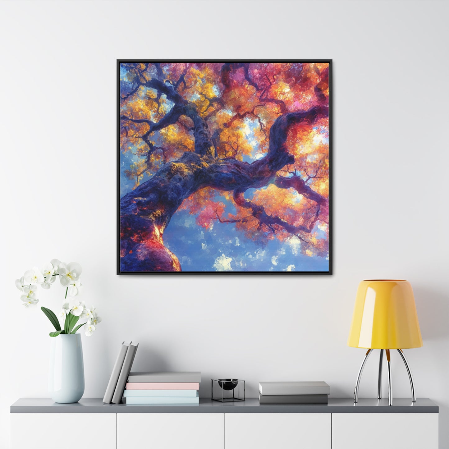Synesthetic - Framed Gallery Canvas Wrap - Erdau Designs