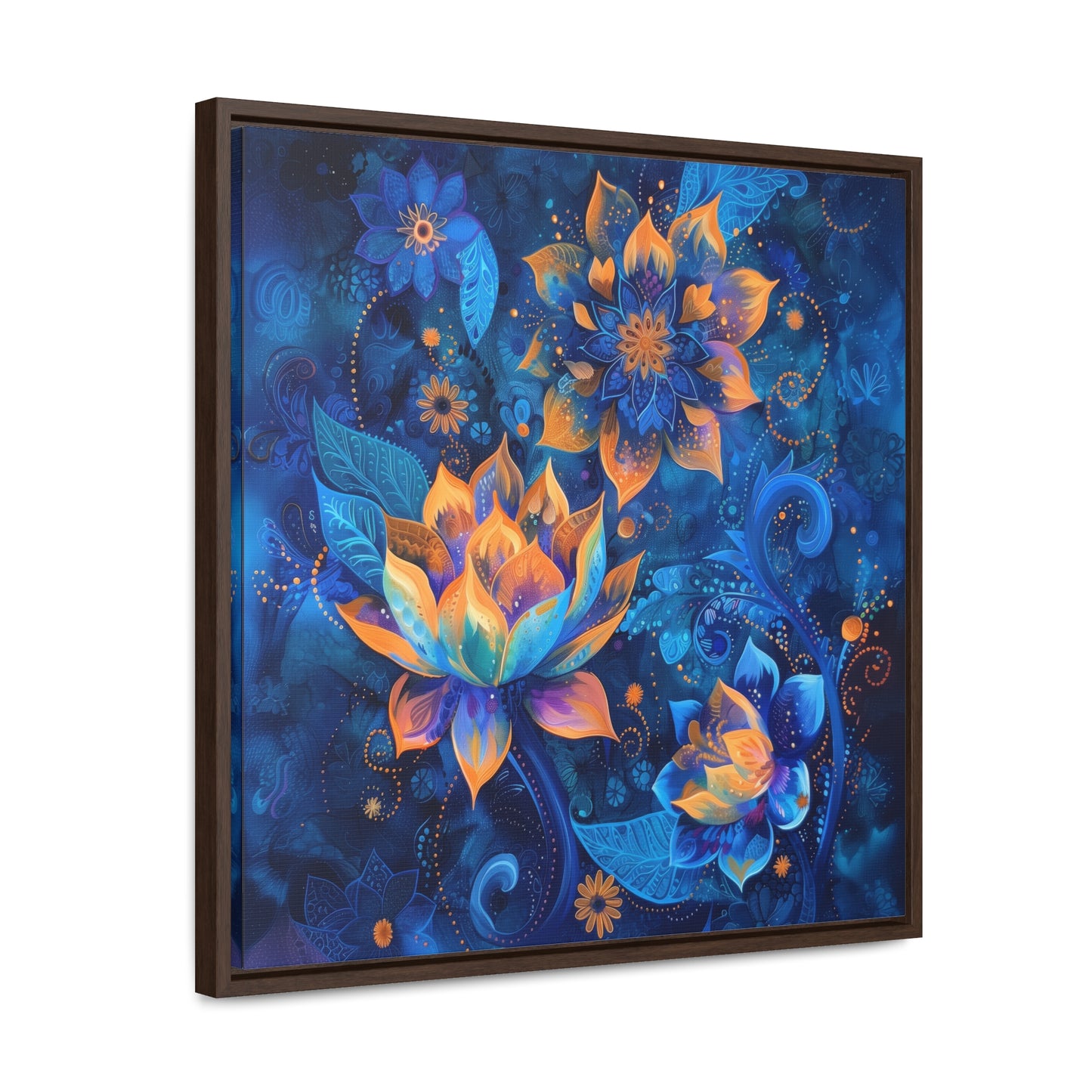 Paisley Framed Gallery Canvas Wrap