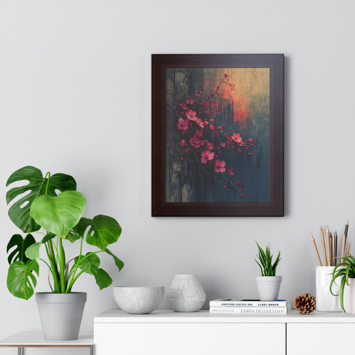 Twilight Bloom Resilience - Framed Poster