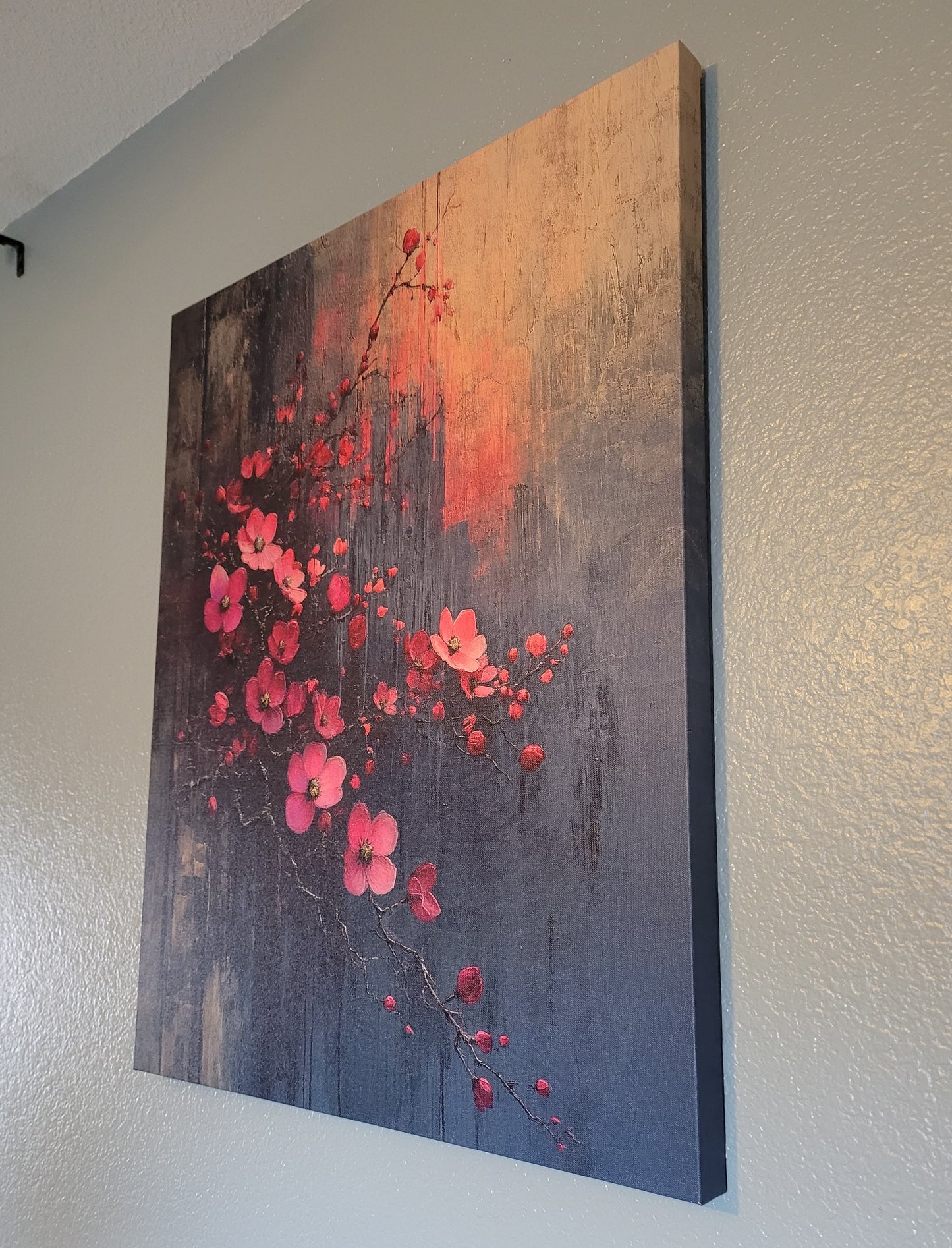 Twilight Bloom Resilience - Stretched Matte Canvas