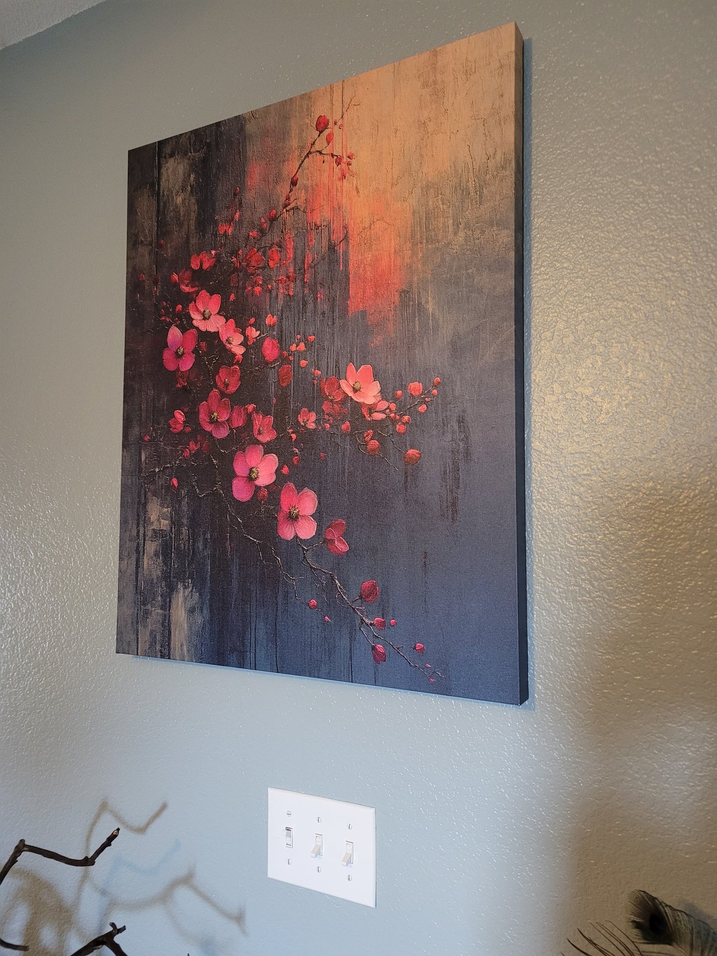 Twilight Bloom Resilience - Stretched Matte Canvas