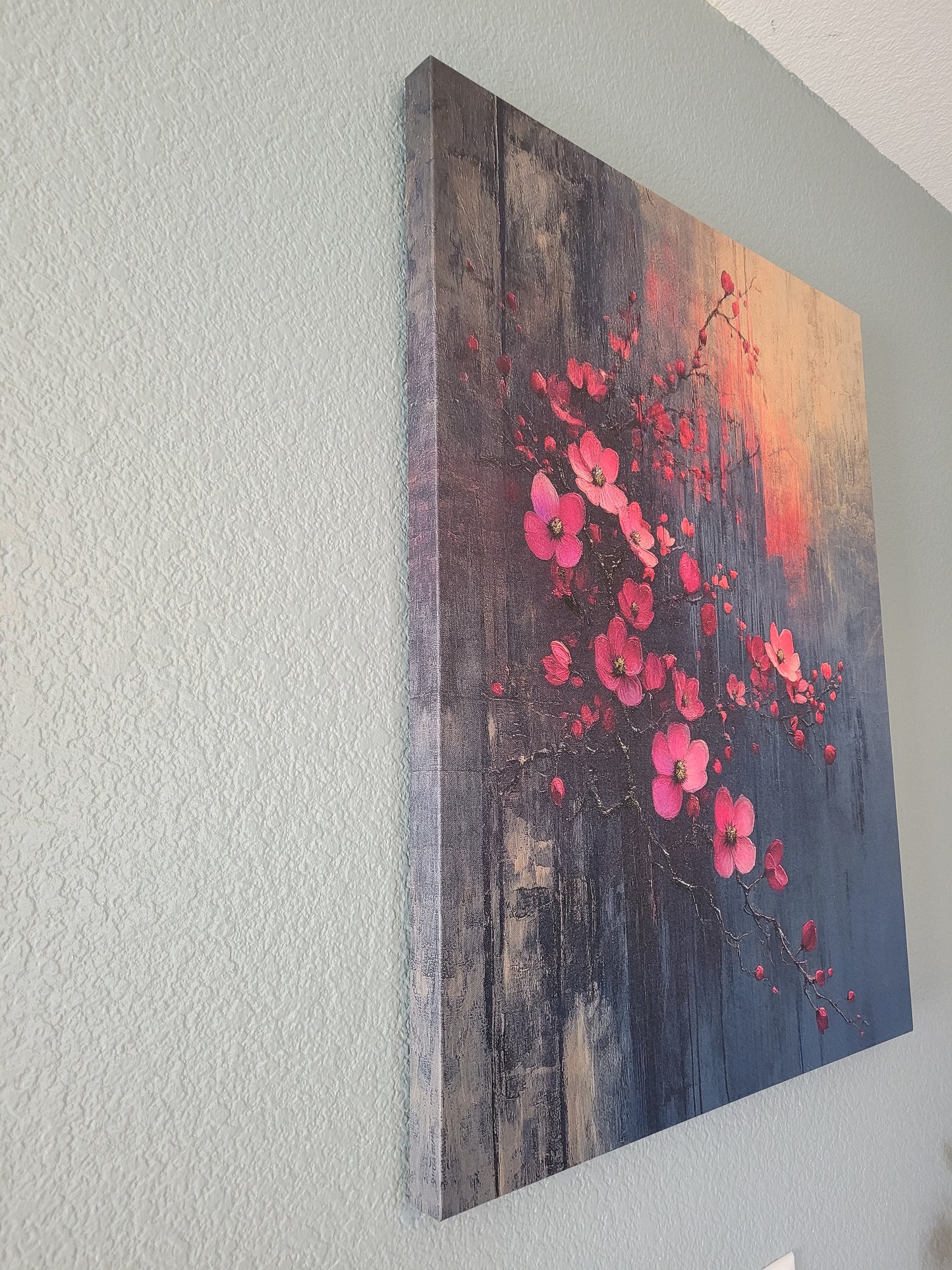 Twilight Bloom Resilience - Stretched Matte Canvas
