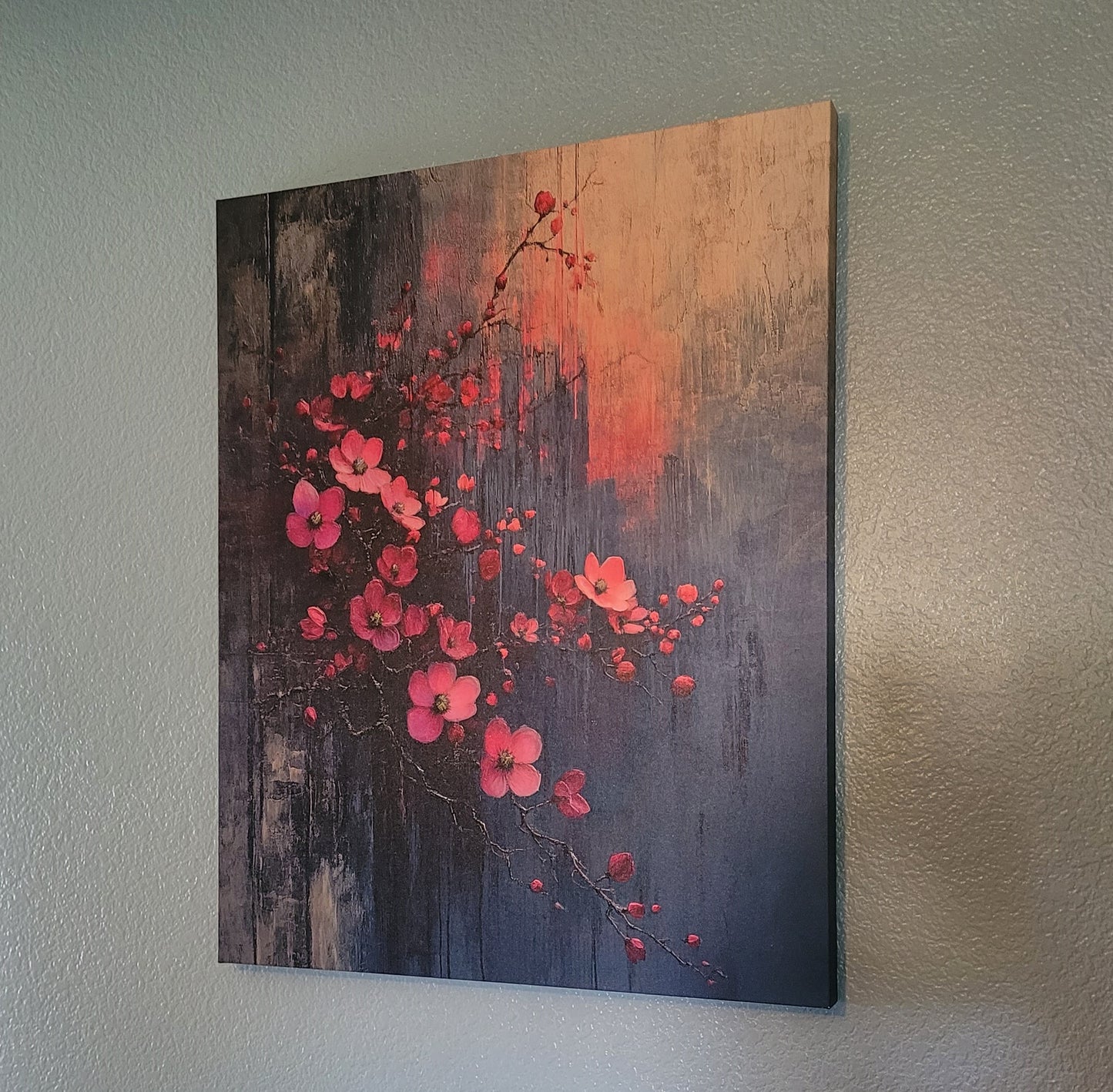 Twilight Bloom Resilience - Stretched Matte Canvas