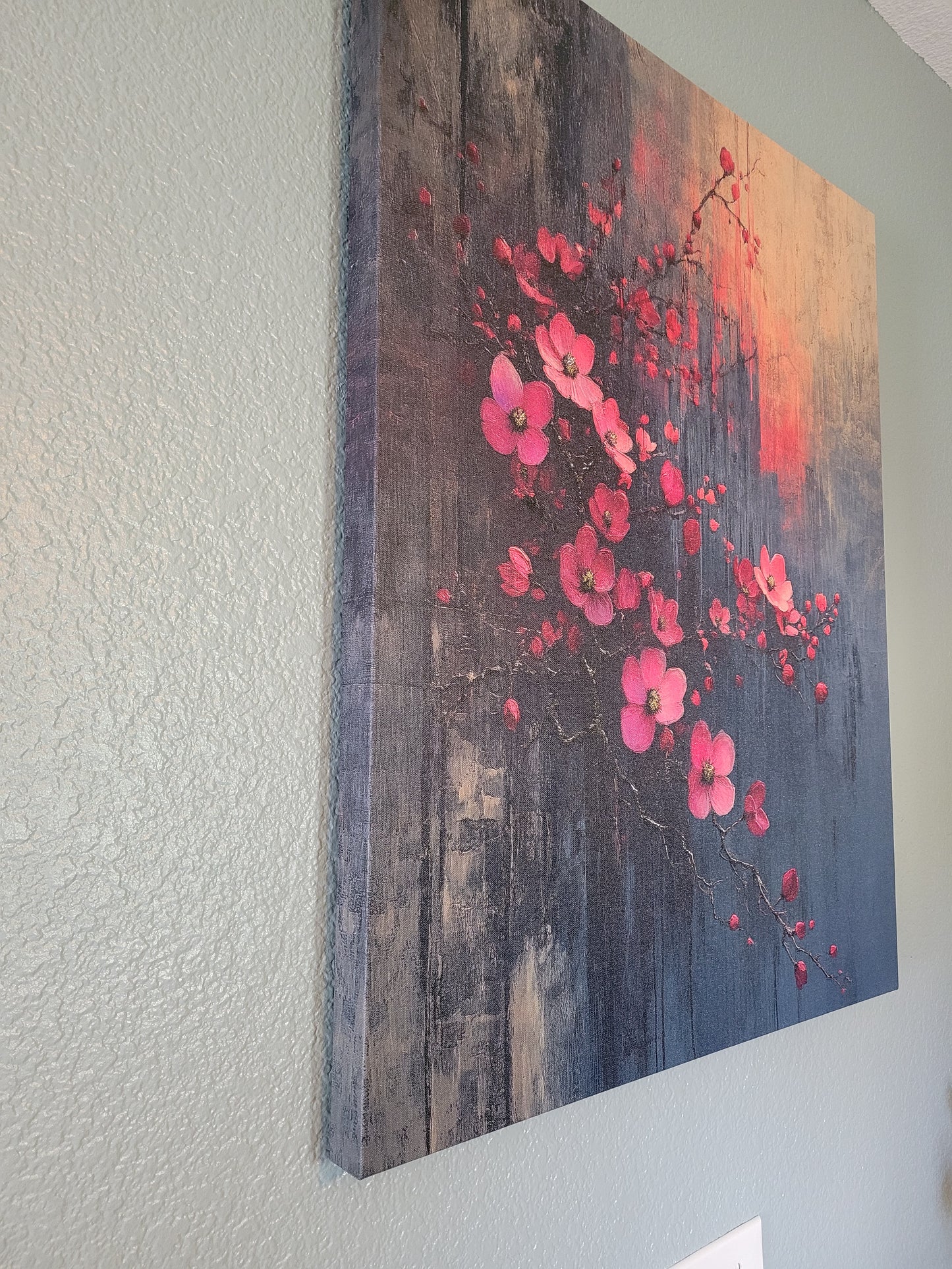 Twilight Bloom Resilience - Stretched Matte Canvas
