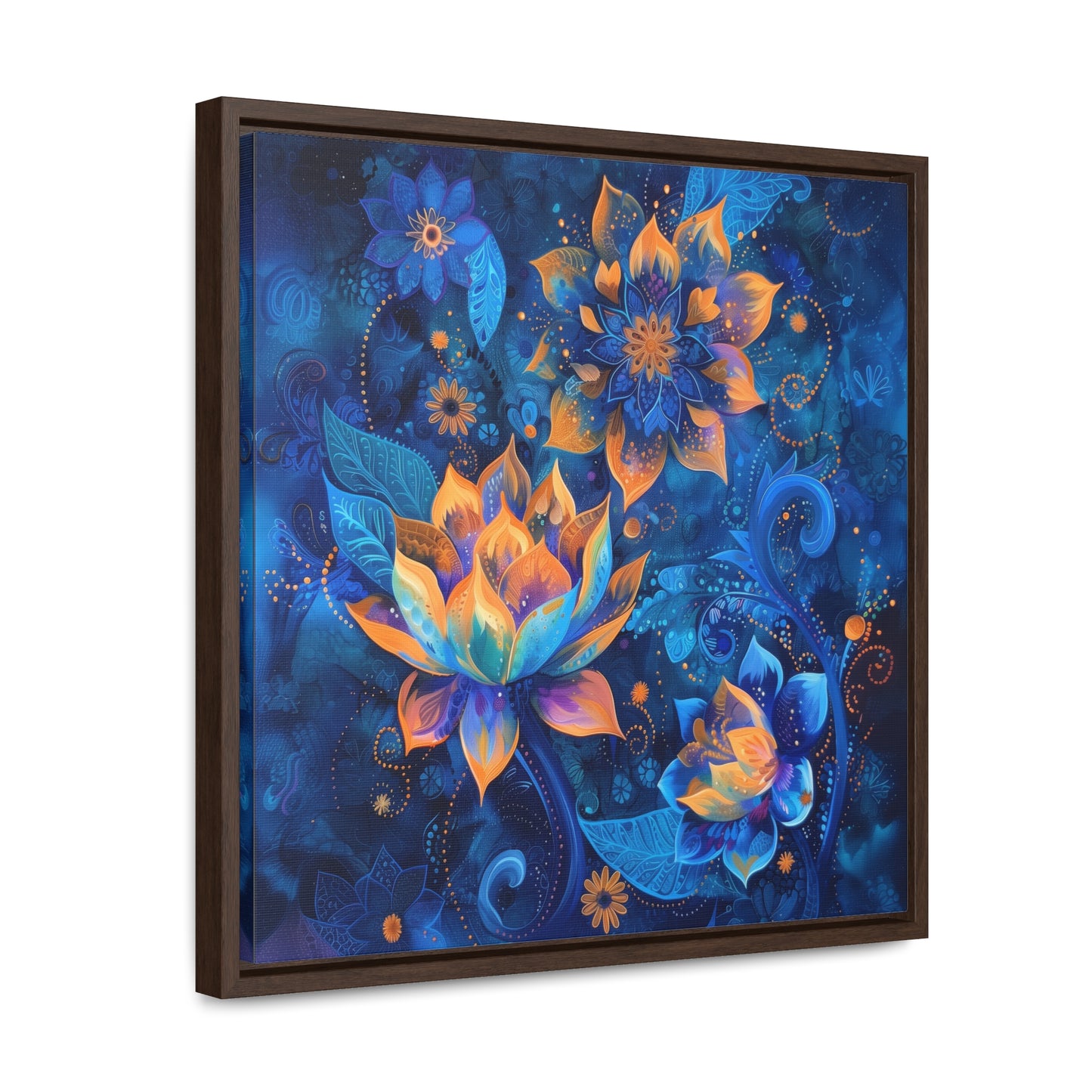 Paisley Framed Gallery Canvas Wrap