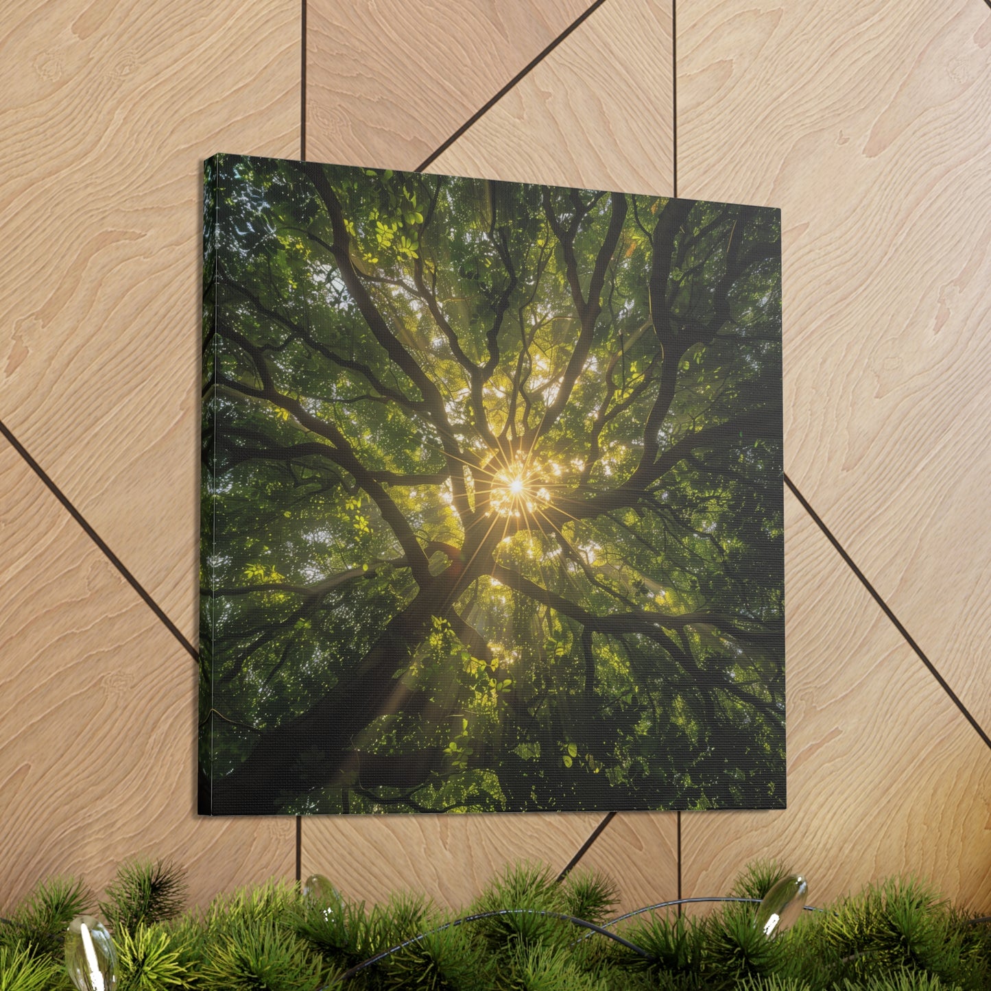 Sunlit Canopy - Gallery Canvas Wrap
