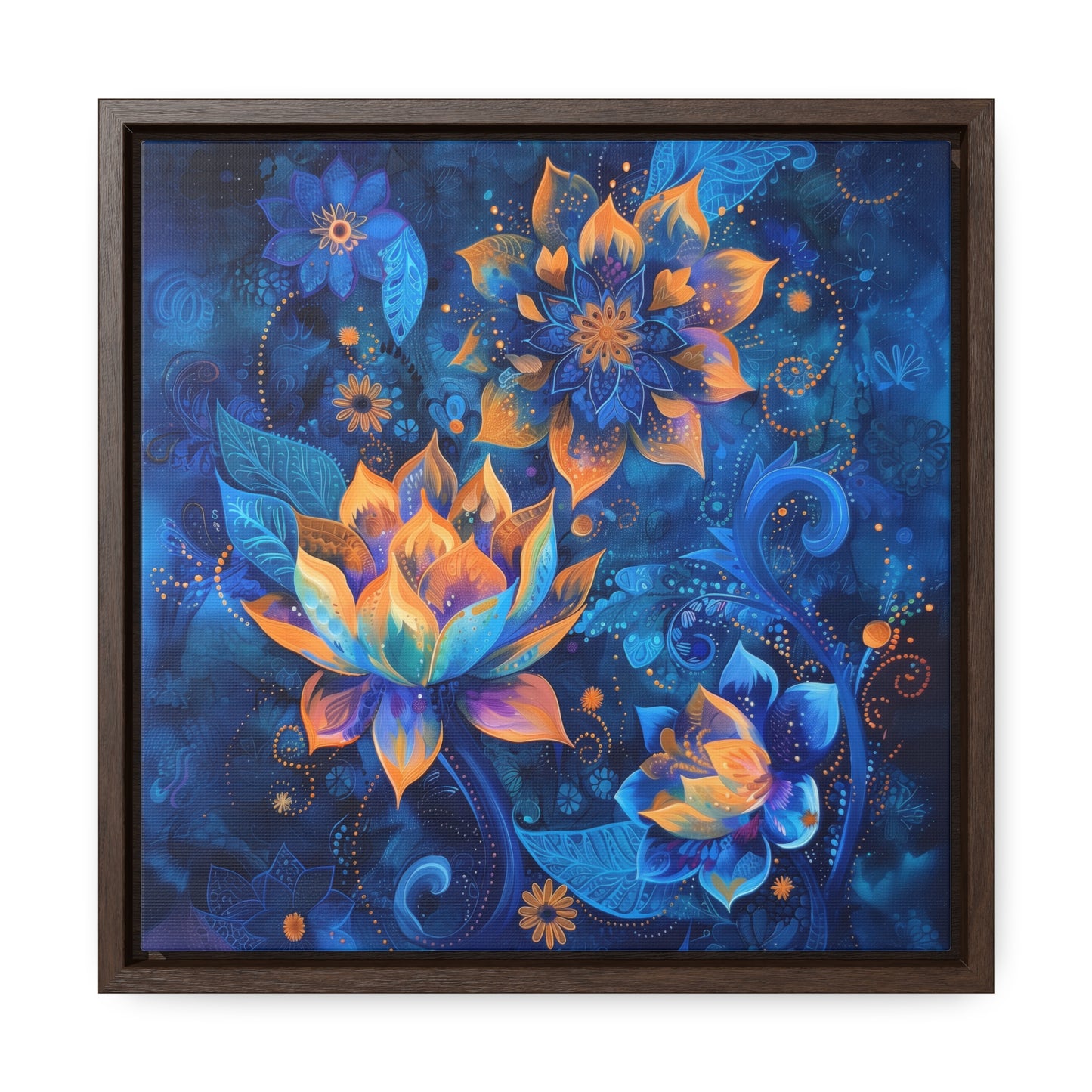 Paisley Framed Gallery Canvas Wrap