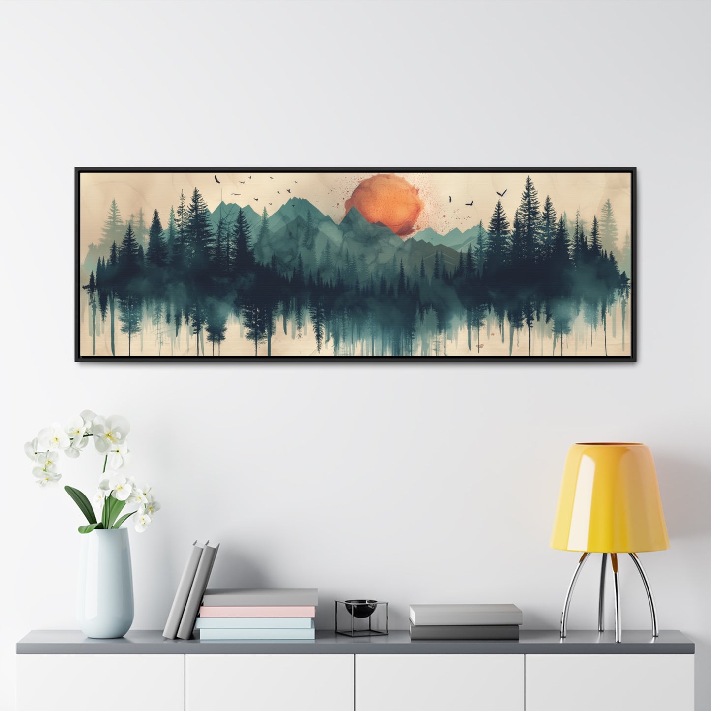 The Philosopher's Glade - Framed Gallery Canvas Wrap - Erdau Designs