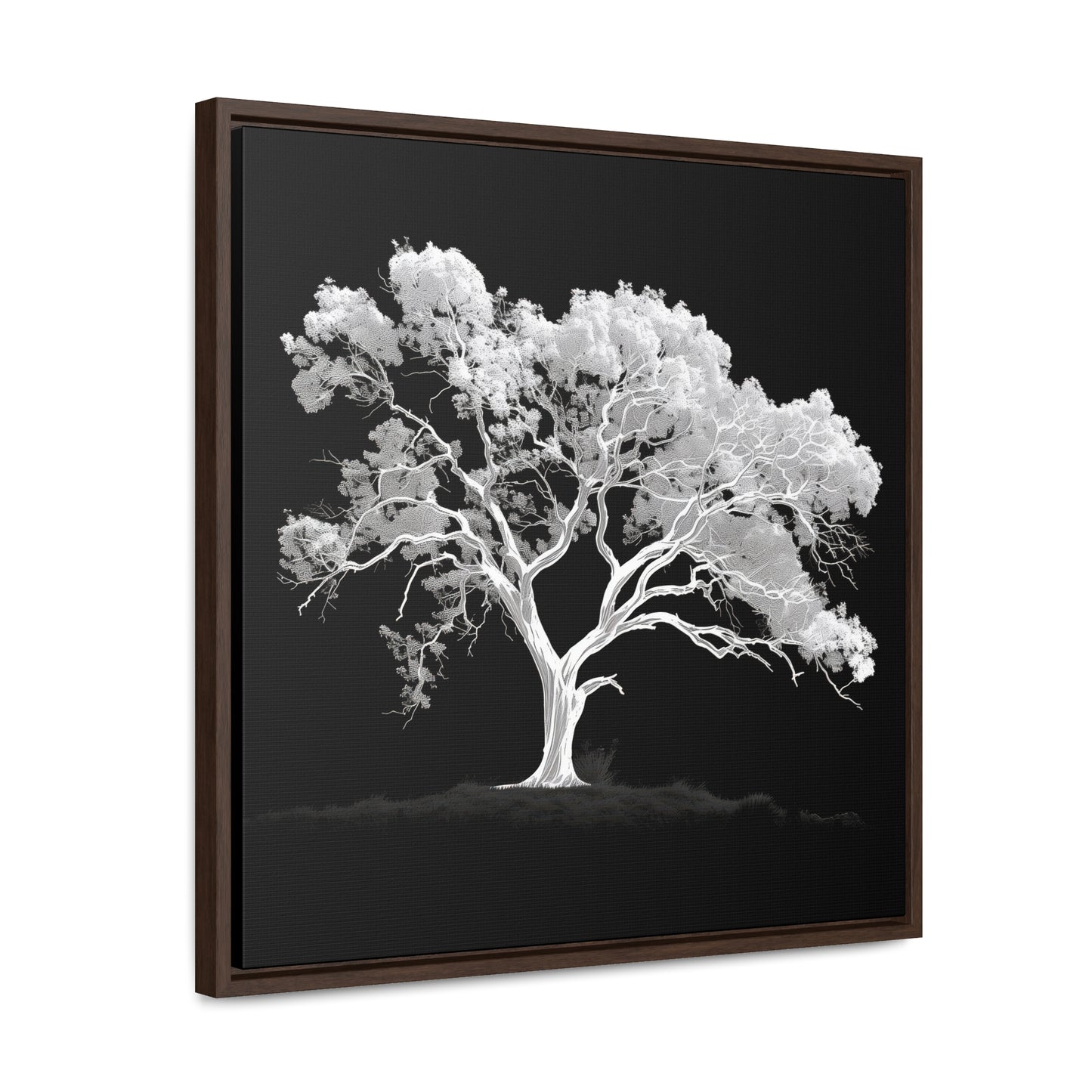 White Oak Tree Framed Gallery Canvas Wrap