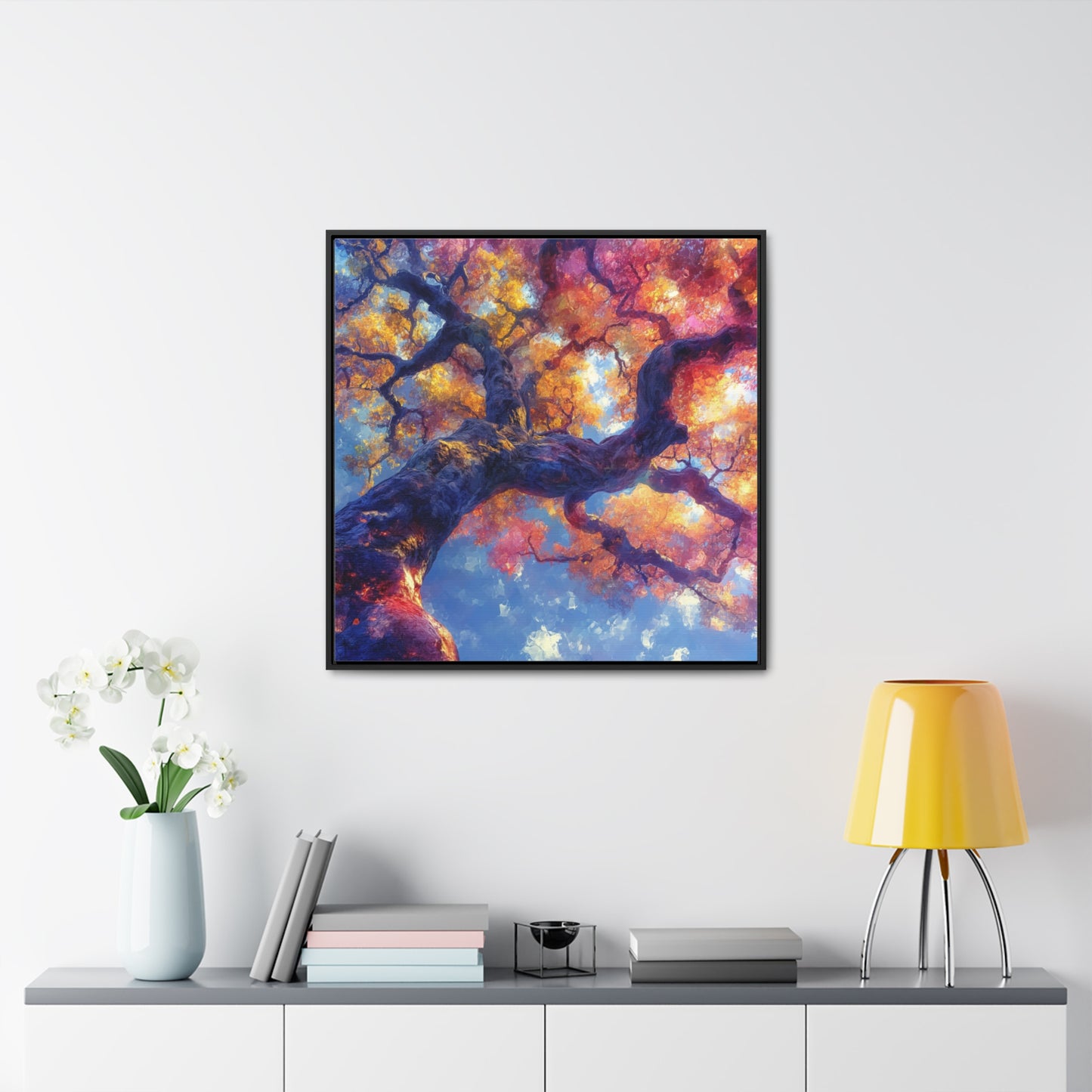 Synesthetic - Framed Gallery Canvas Wrap - Erdau Designs