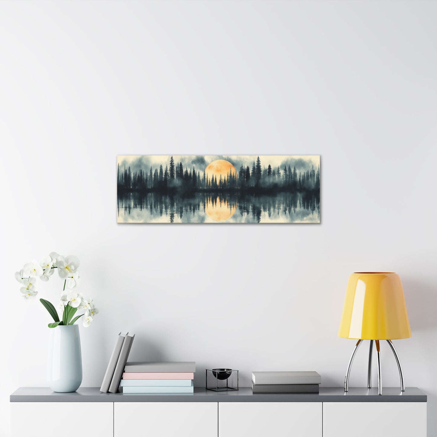 Greyscale Forest - Gallery Canvas Wrap - Erdau Designs