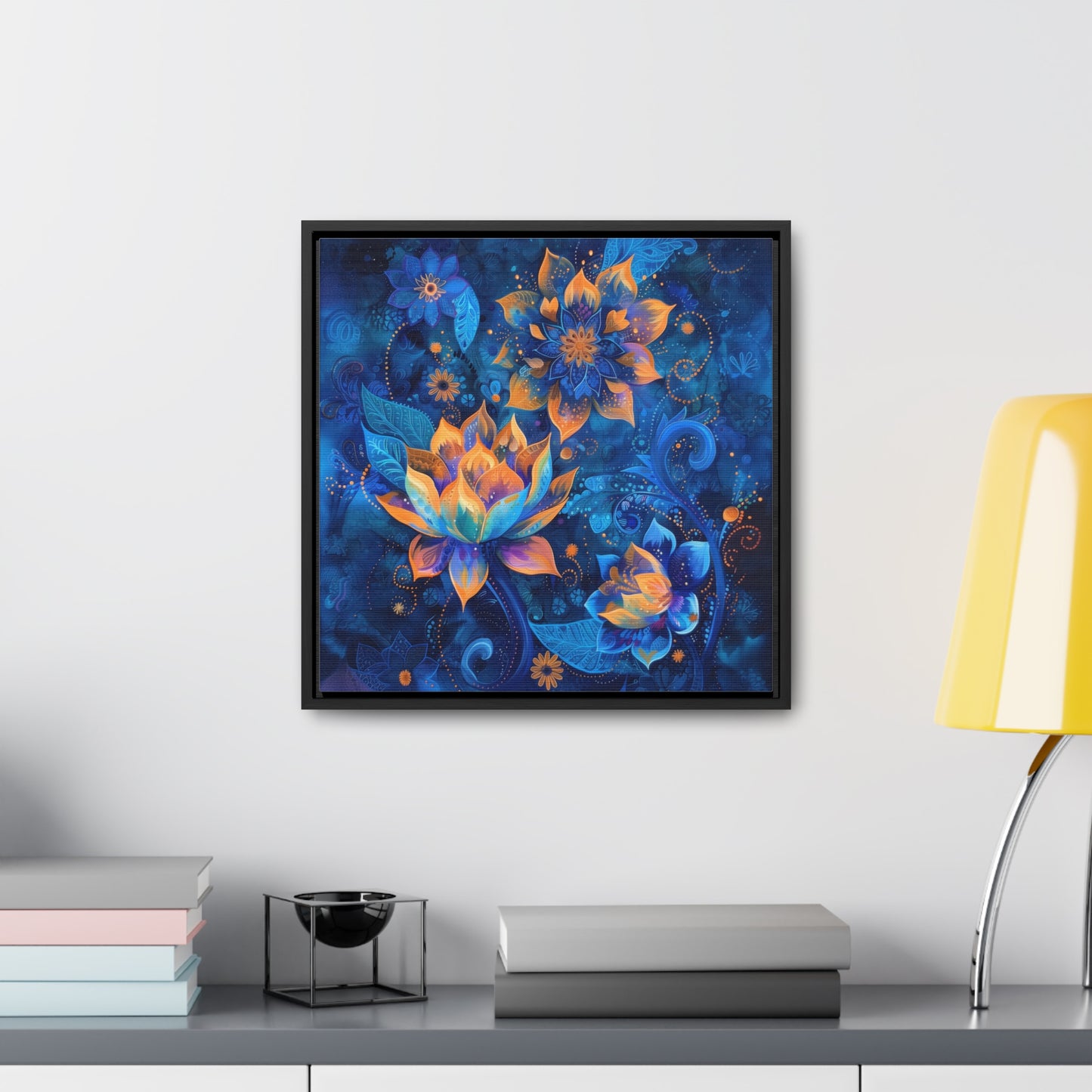 Paisley Framed Gallery Canvas Wrap