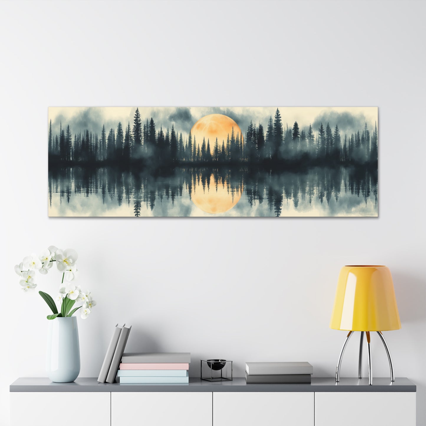 Greyscale Forest - Gallery Canvas Wrap - Erdau Designs