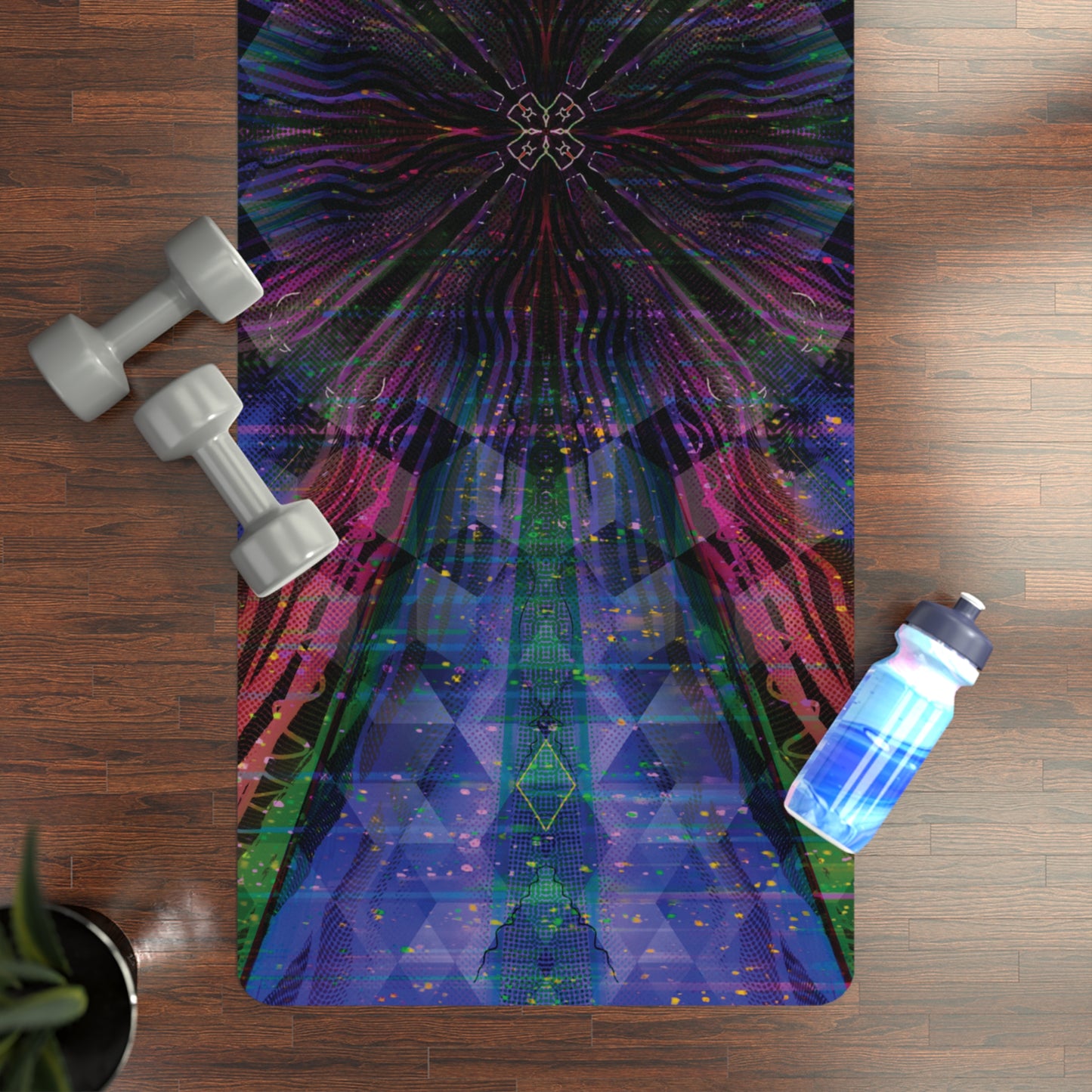 Blue Portal Yoga Mat