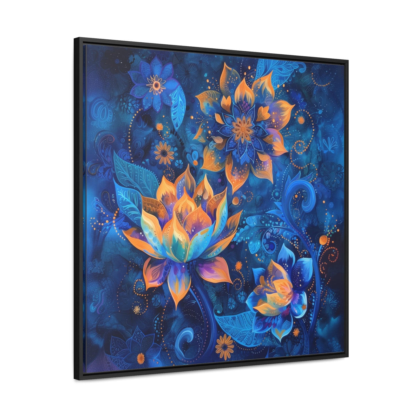Paisley Framed Gallery Canvas Wrap