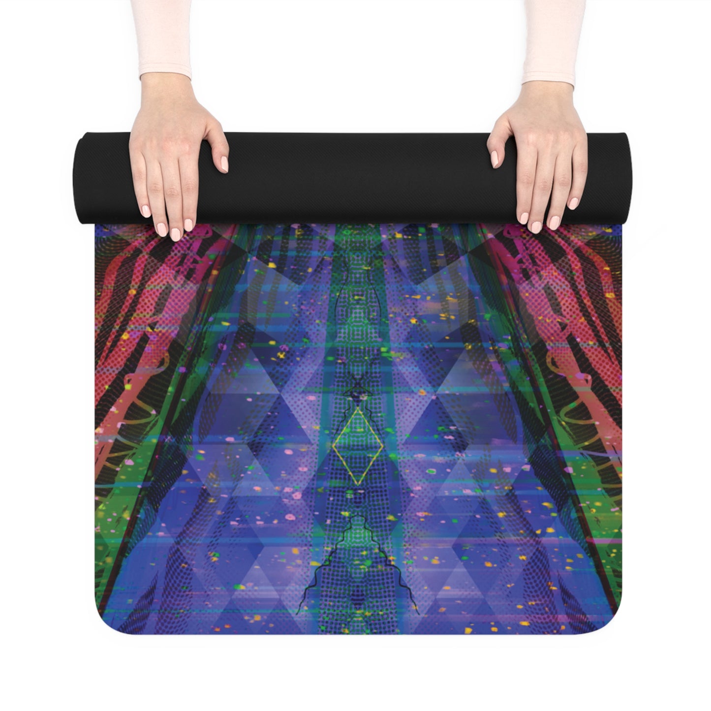 Blue Portal Yoga Mat