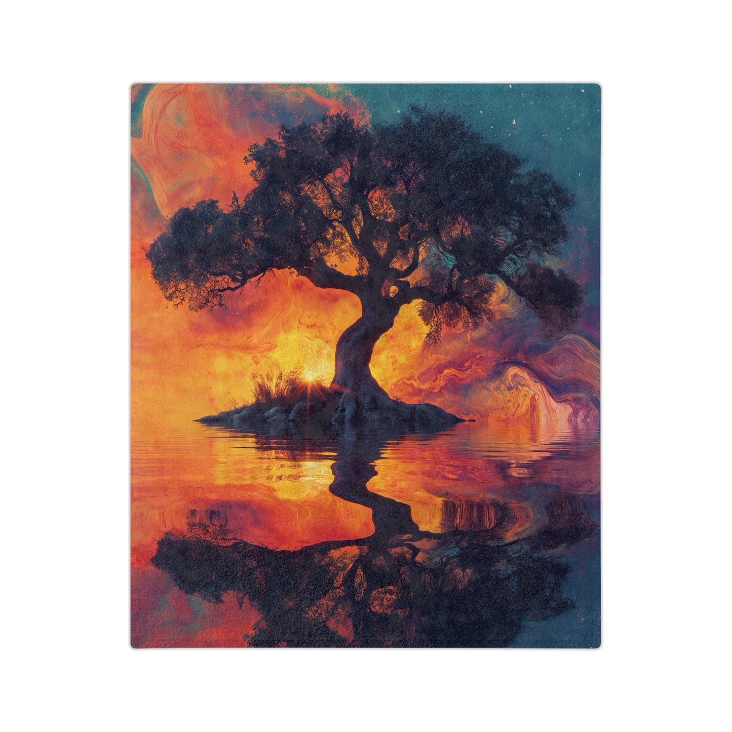 Tree of Dreams - Extra Soft Velveteen Blanket - Erdau Designs