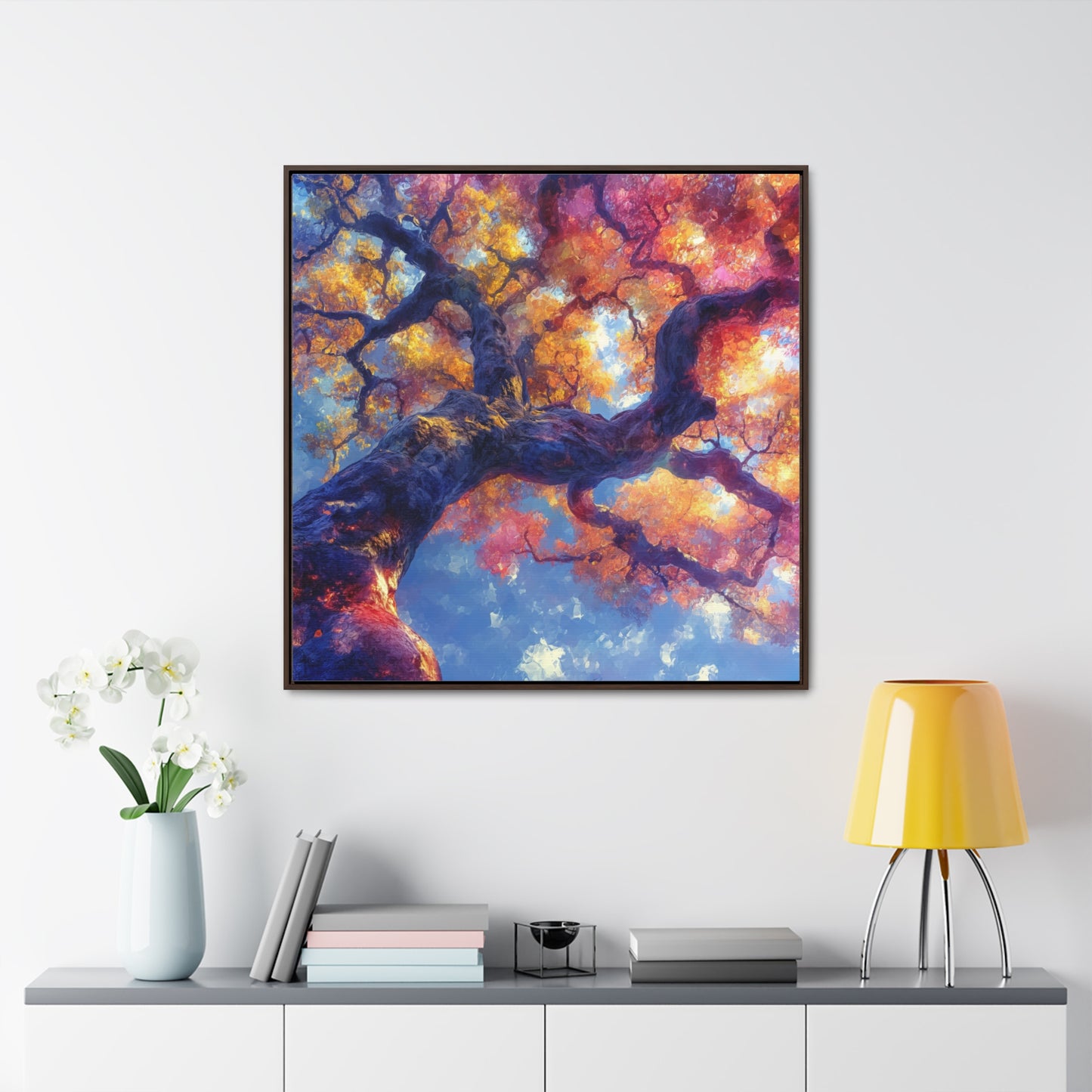 Synesthetic - Framed Gallery Canvas Wrap - Erdau Designs