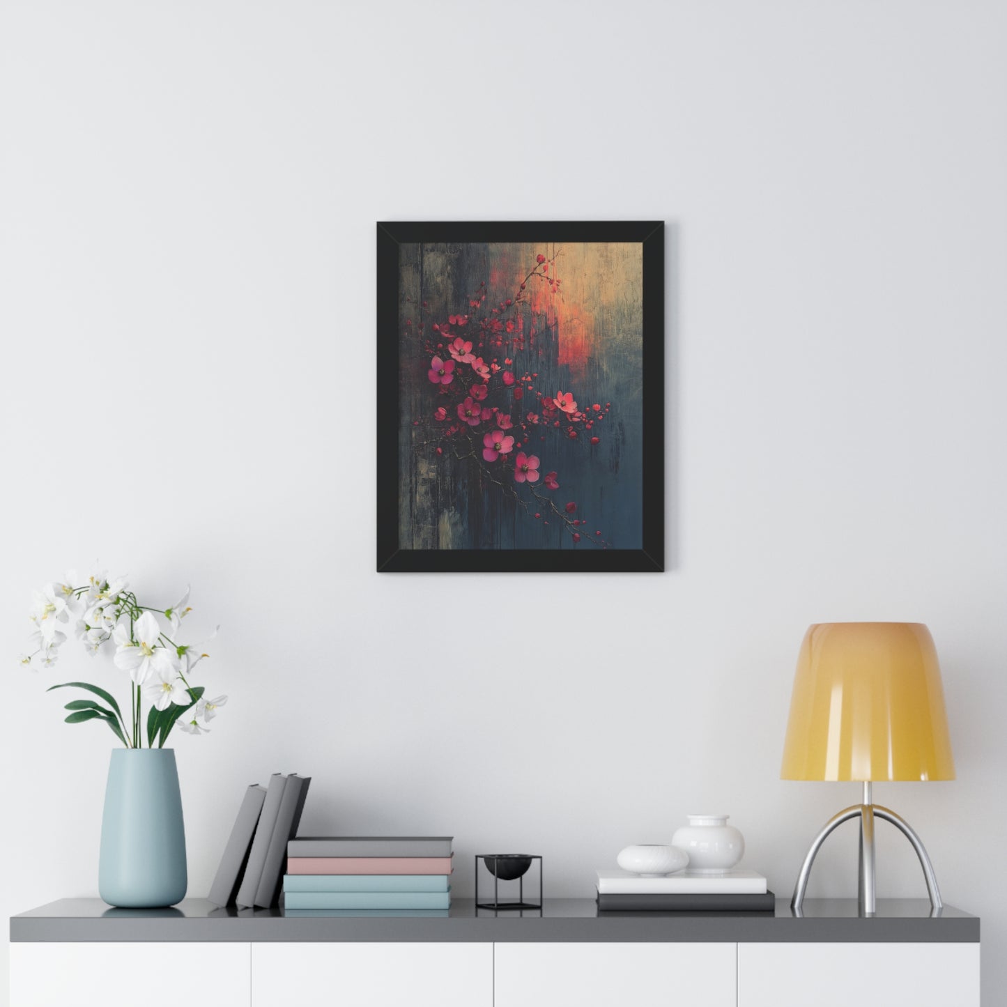 Twilight Bloom Resilience - Framed Poster
