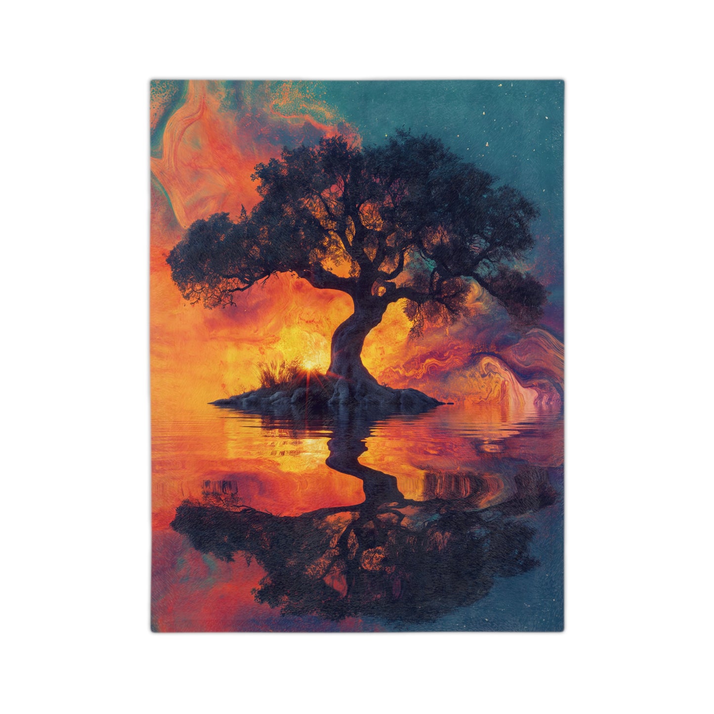 Tree of Dreams - Extra Soft Velveteen Blanket - Erdau Designs