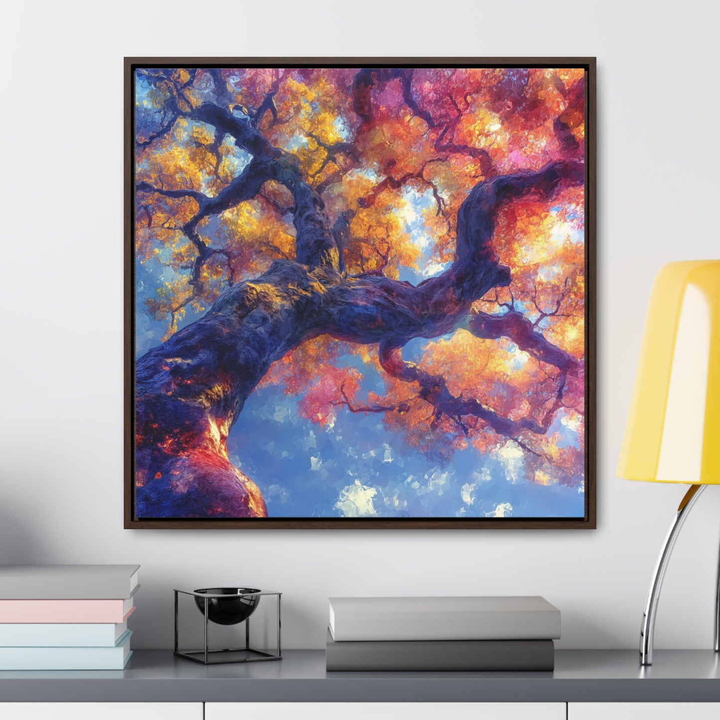 Synesthetic - Framed Gallery Canvas Wrap - Erdau Designs