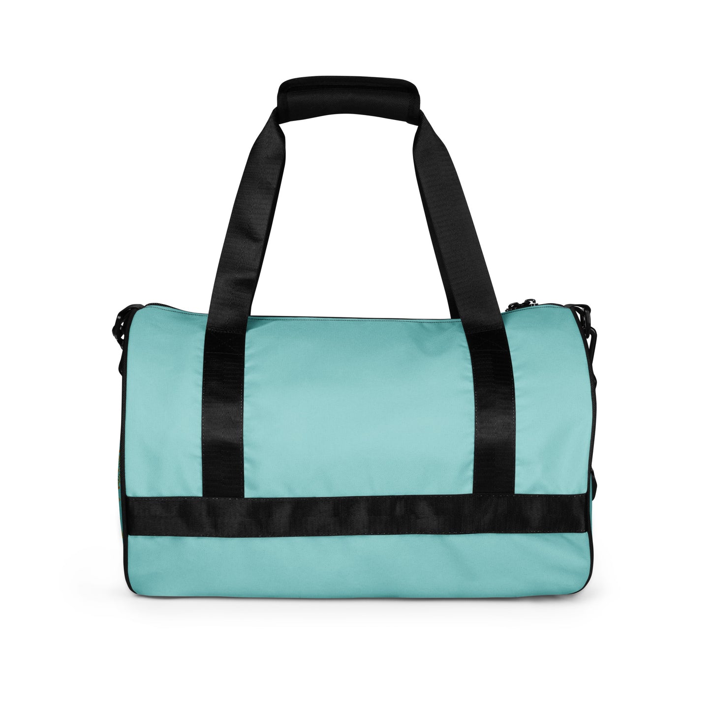 Teal and Gold Mandala Gym Bag