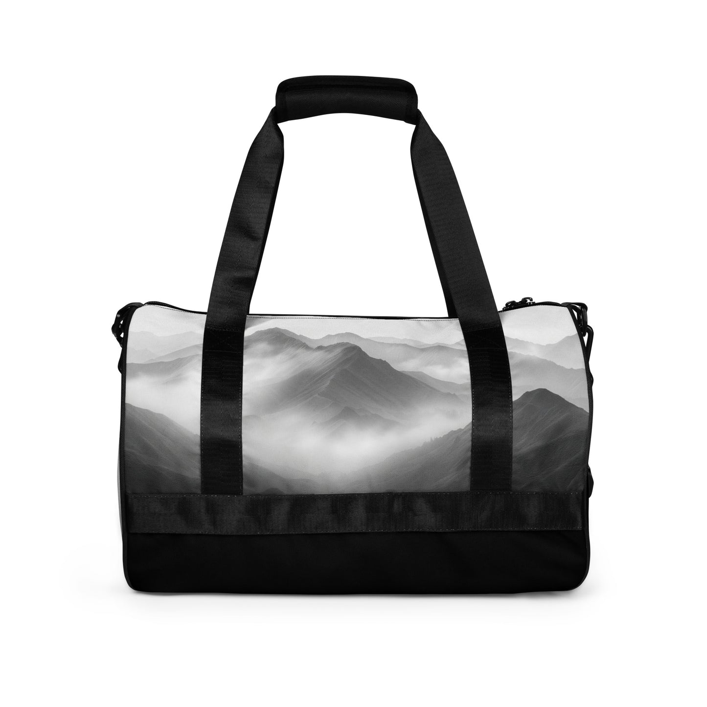 Greyscale Mystical Silhouette Gym Bag