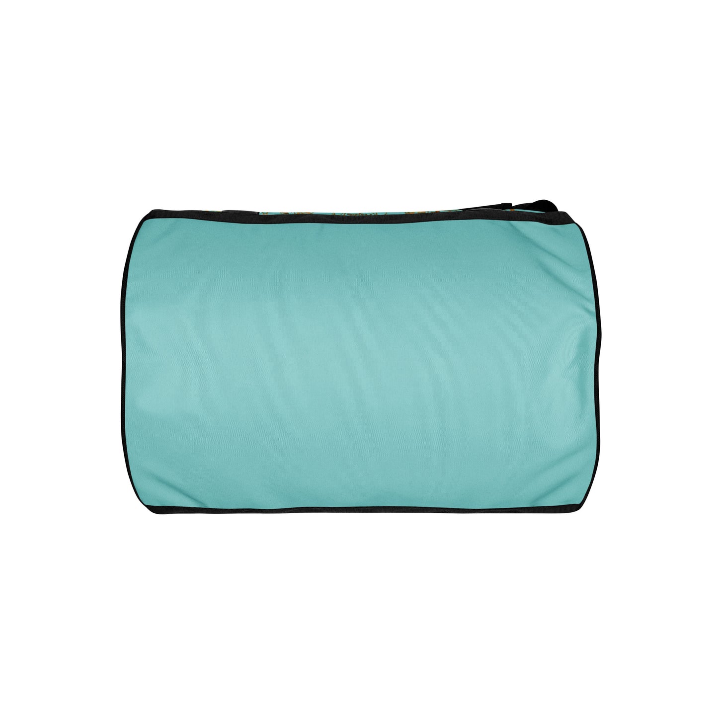 Teal and Gold Mandala Gym Bag