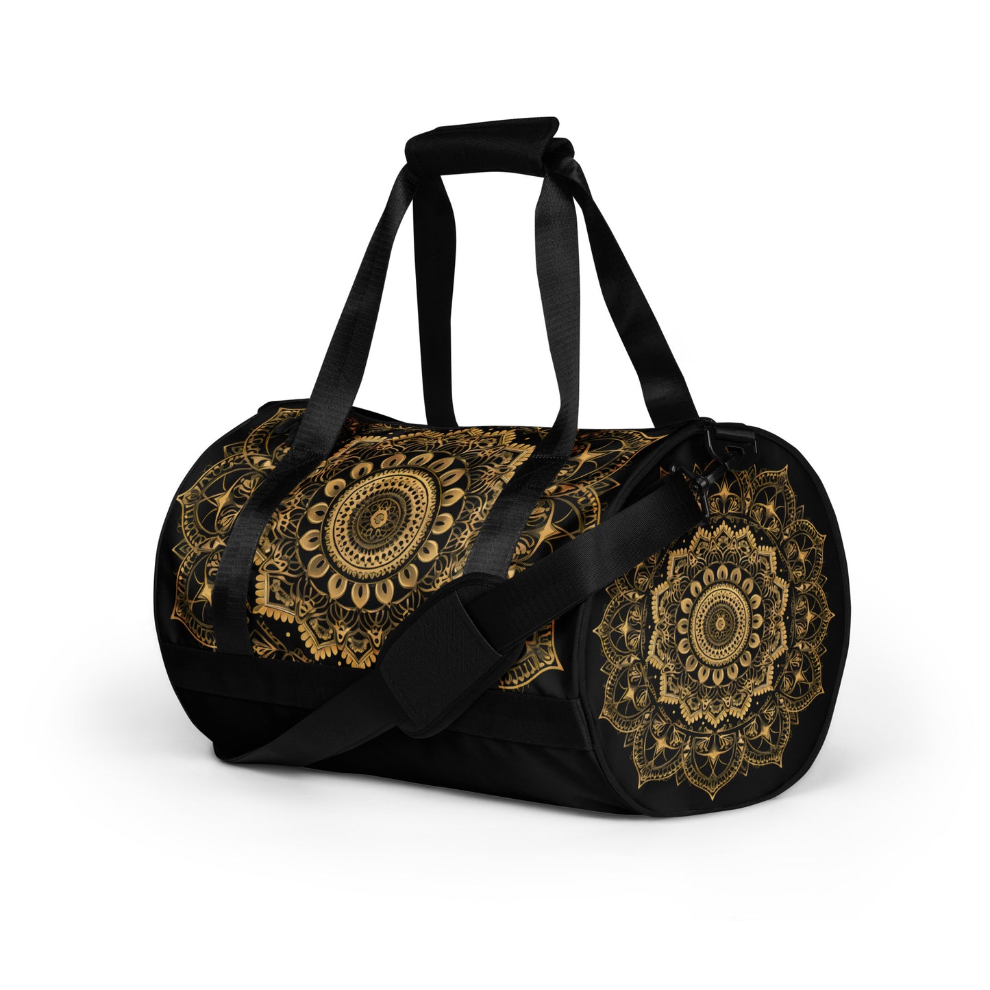 Black and Gold Mandala 2 - Gym Bag