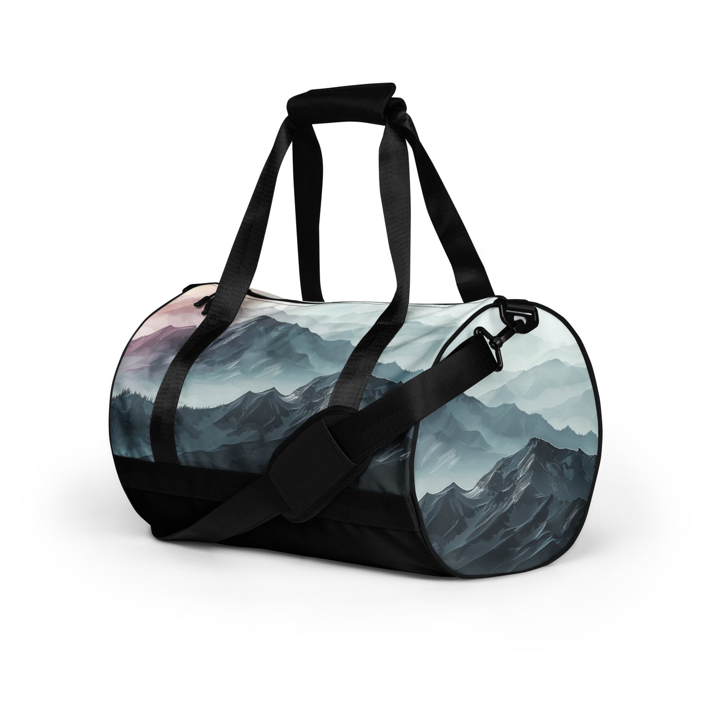 Rainbow Gradient Mountains - Gym Bag
