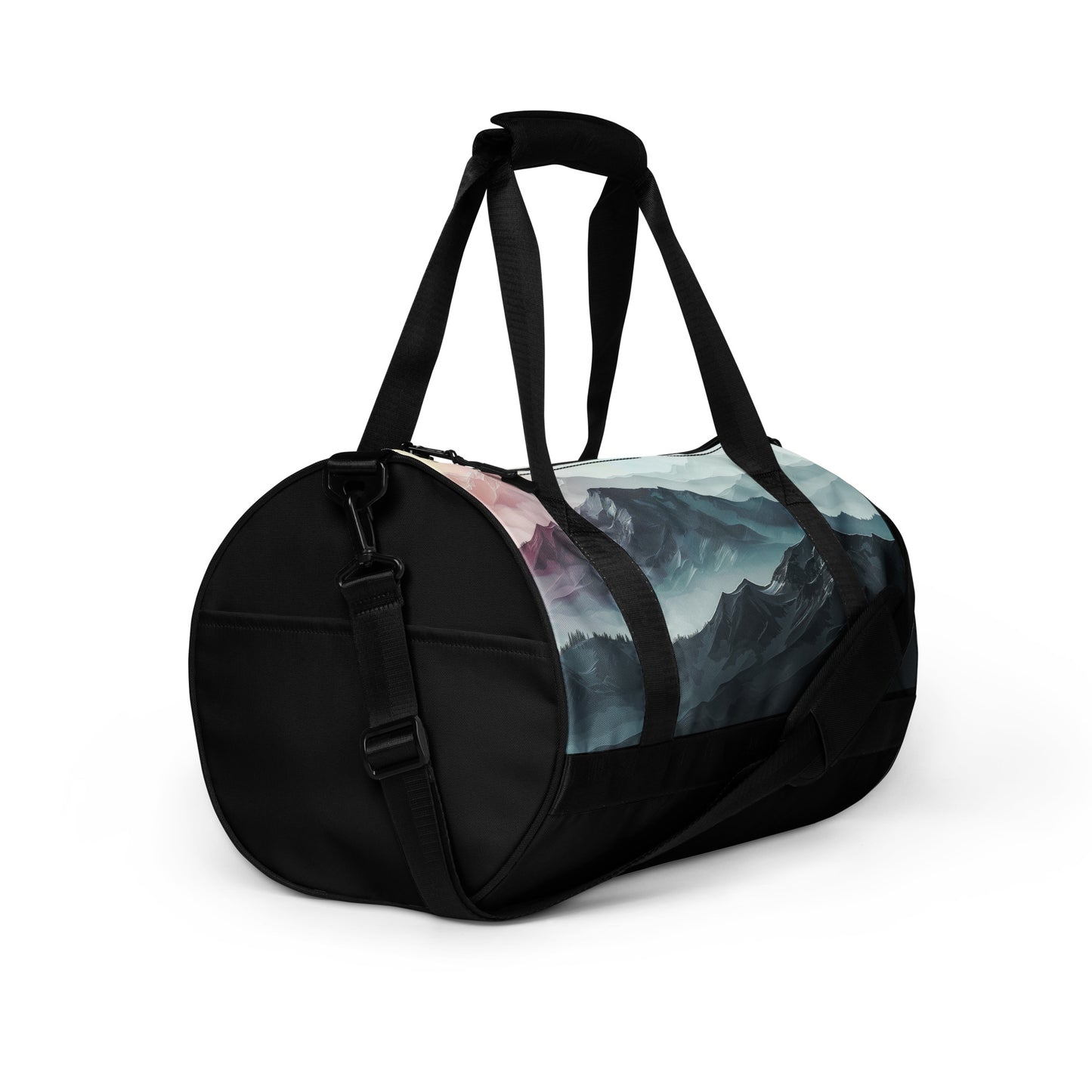 Rainbow Gradient Mountains - Gym Bag