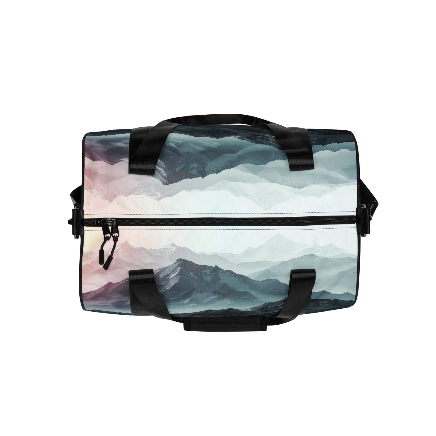 Rainbow Gradient Mountains - Gym Bag