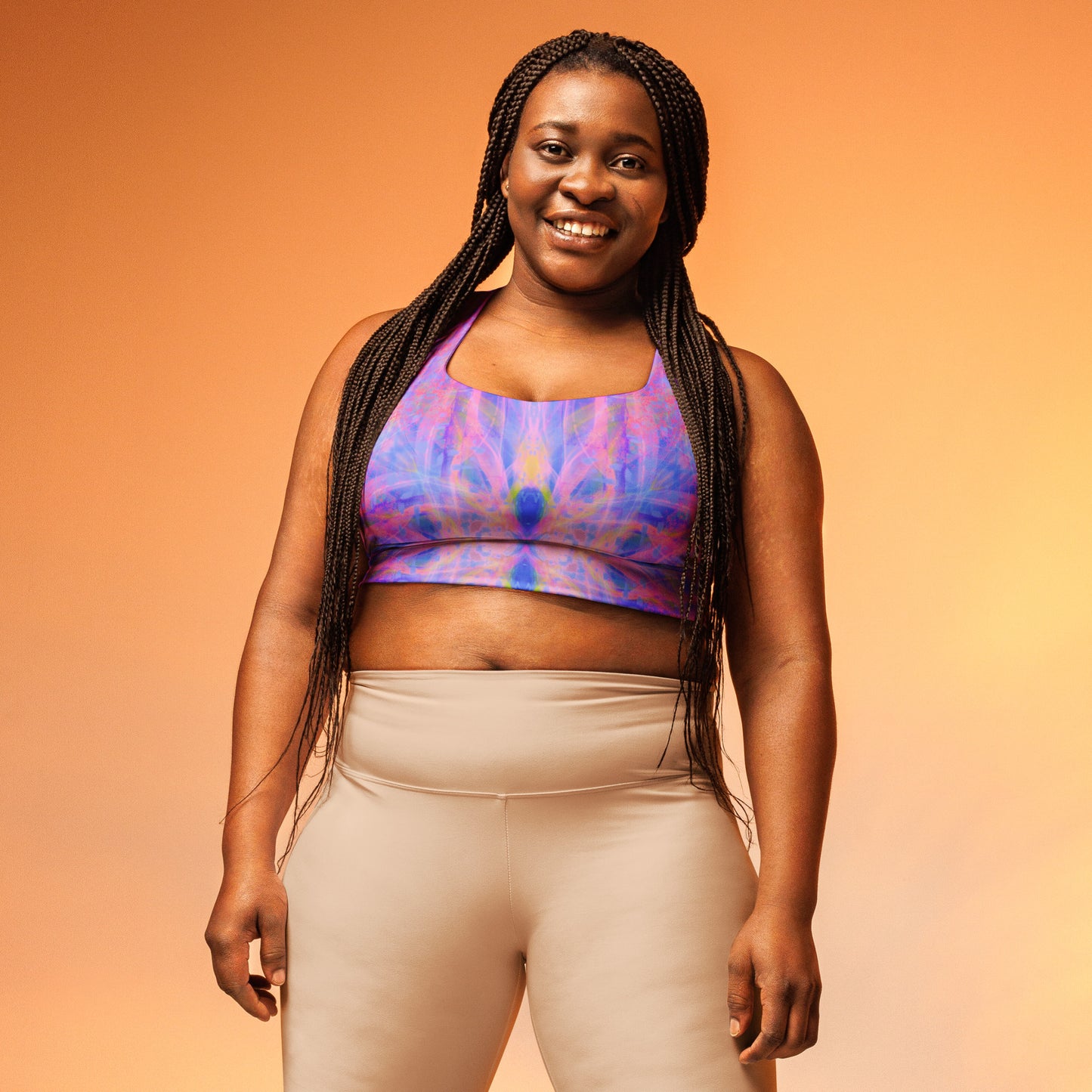 Lavender Portal Sports Bra