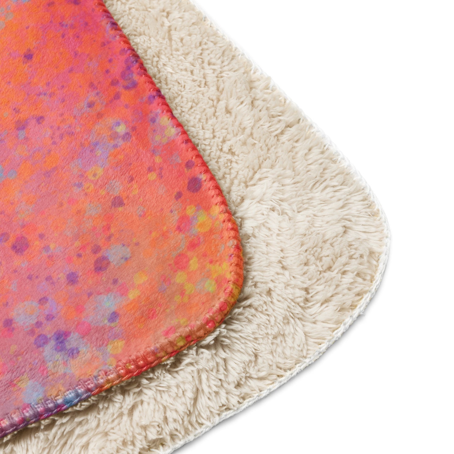 Heartburst Plush Sherpa blanket