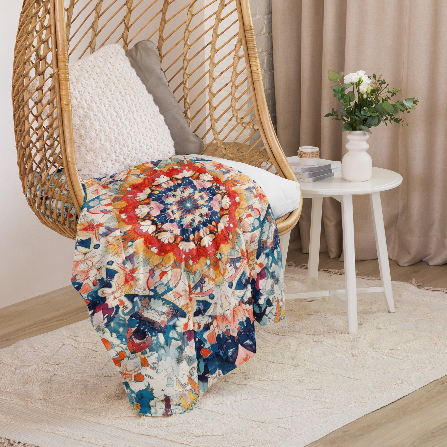 Dream Catcher Plush Sherpa Blanket