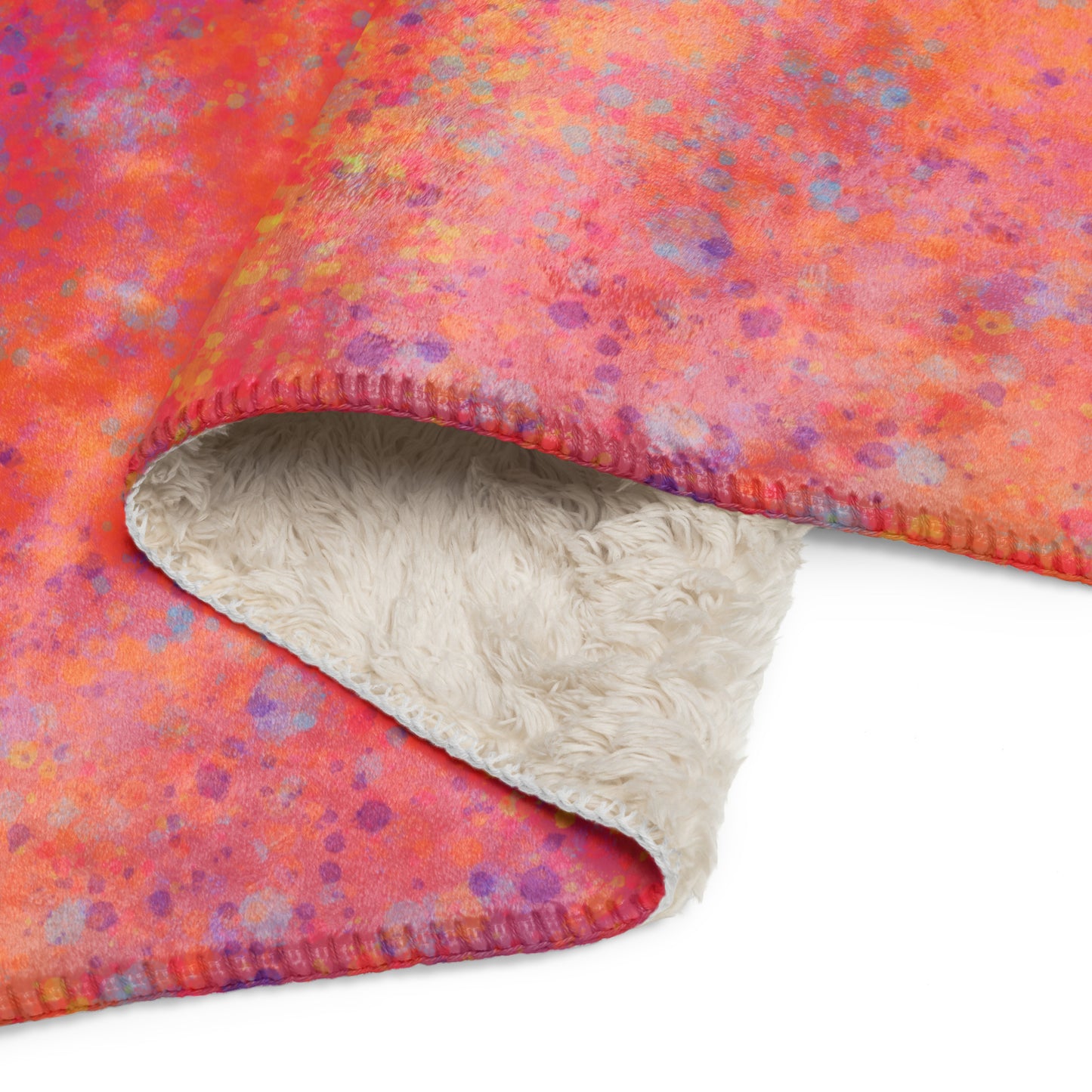Heartburst Plush Sherpa blanket