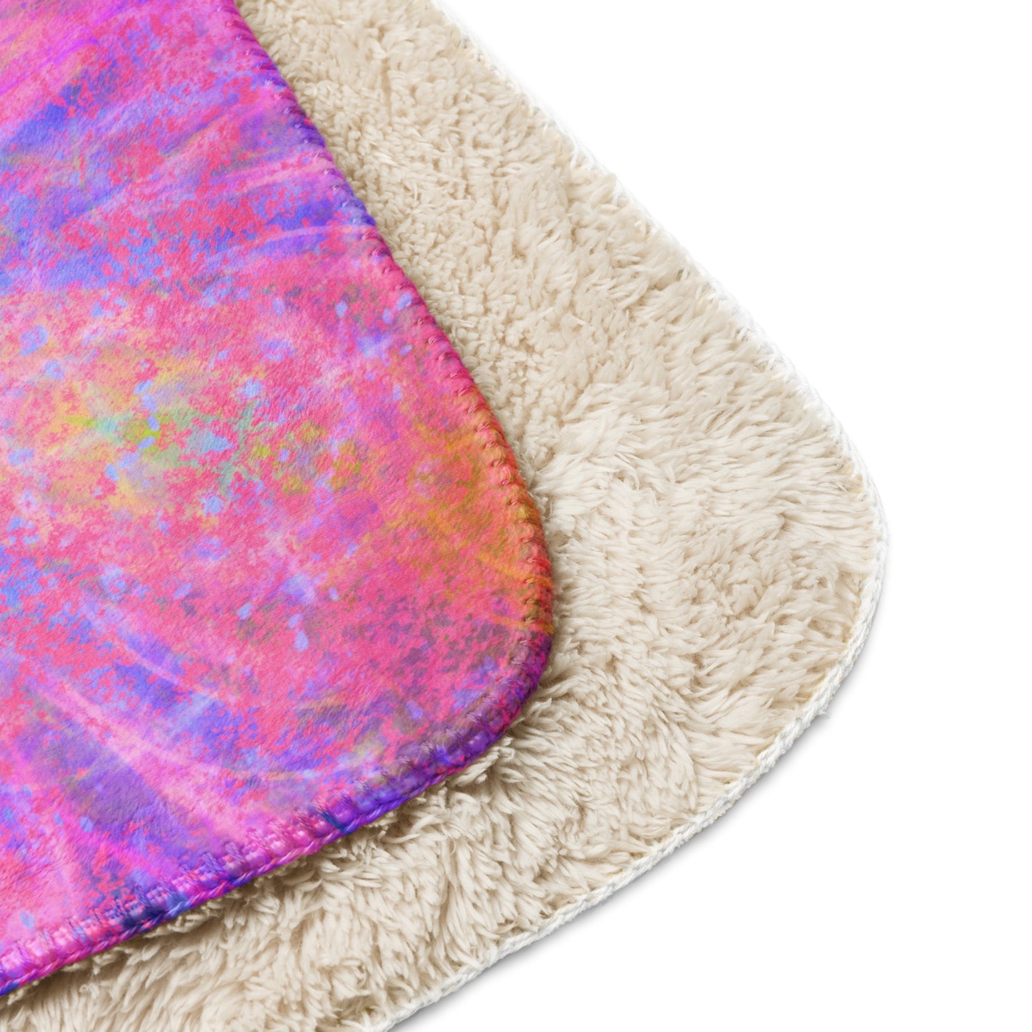 Lavender Portal Plush Sherpa blanket
