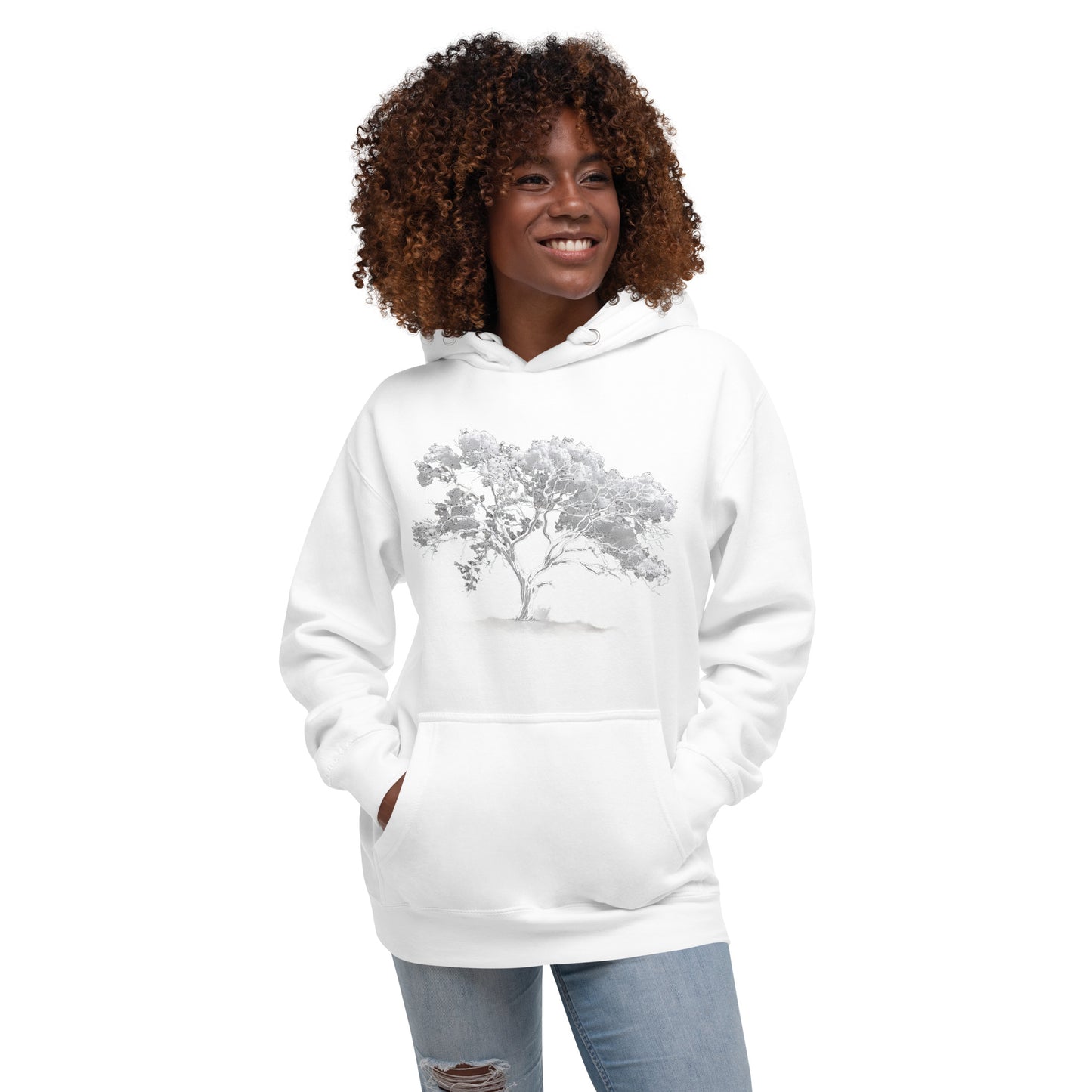 White Oak Unisex Premium Cotton Hoodie