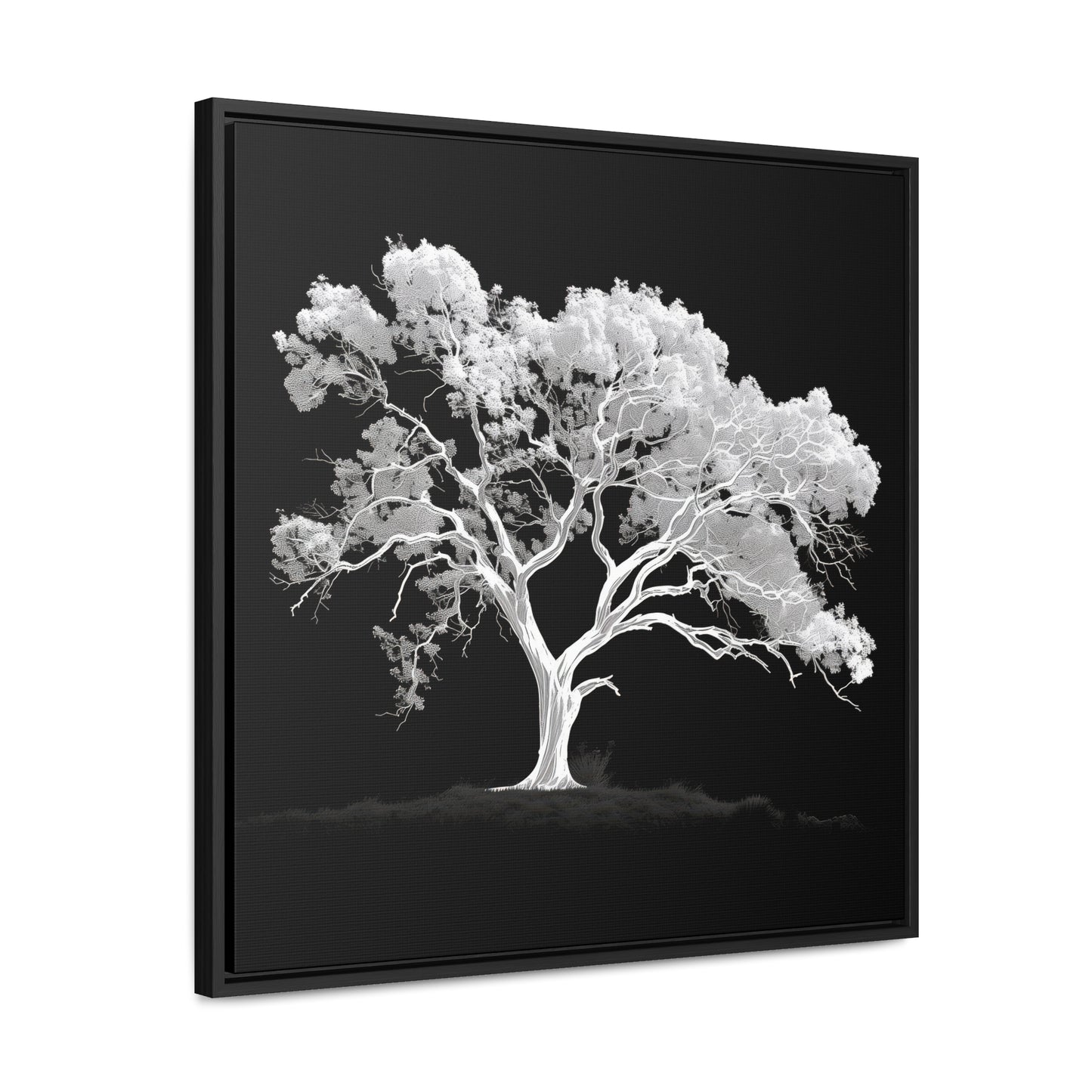 White Oak Tree Framed Gallery Canvas Wrap