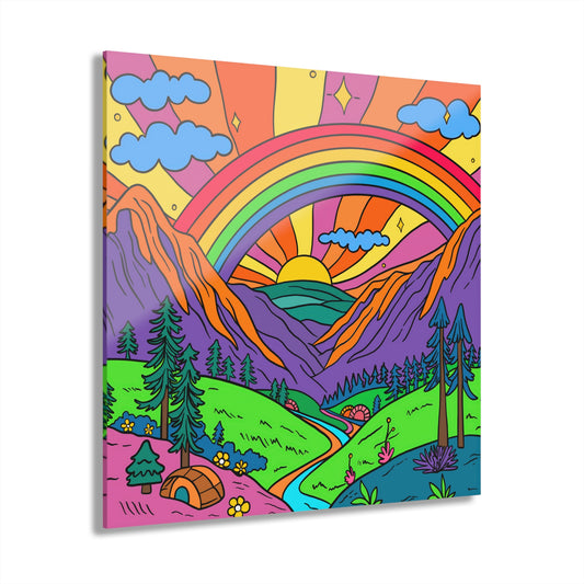 Rainbow Valley Acrylic Print