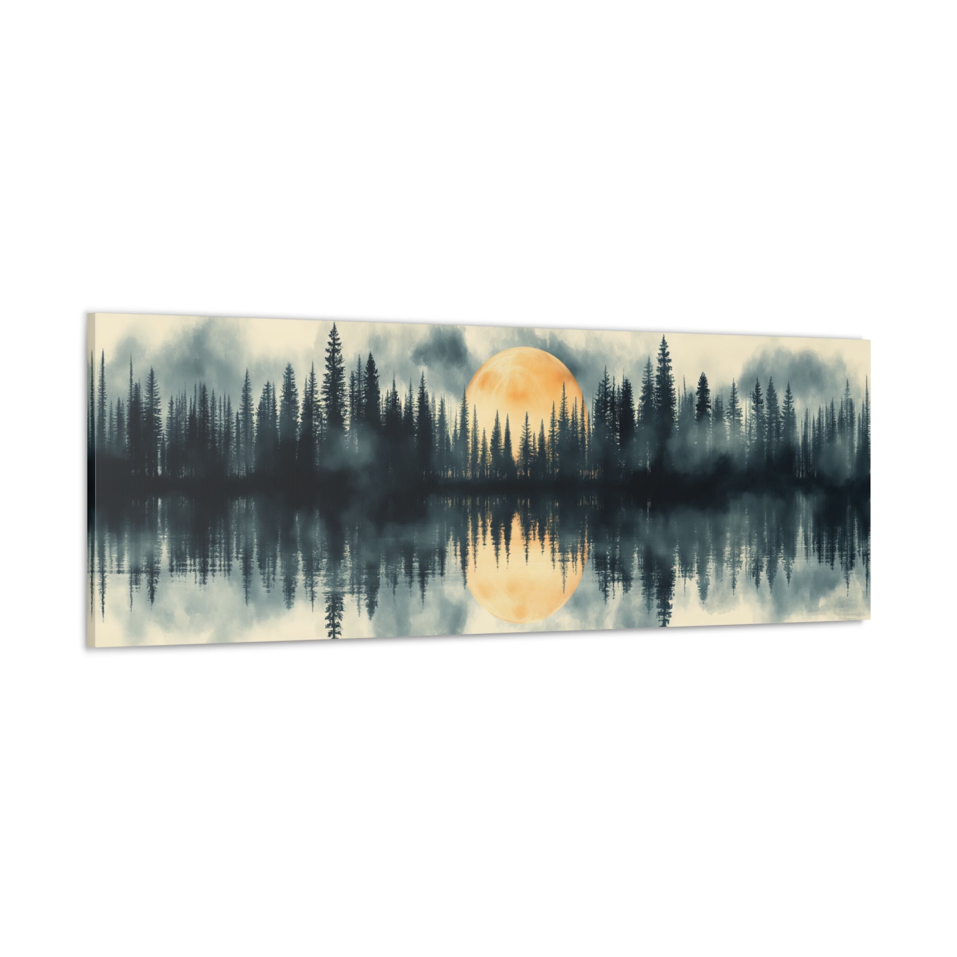 Greyscale Forest - Gallery Canvas Wrap - Erdau Designs