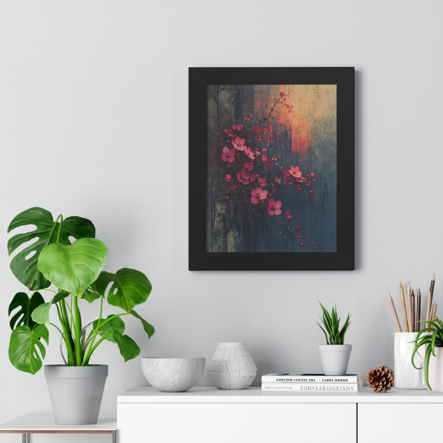 Twilight Bloom Resilience - Framed Poster