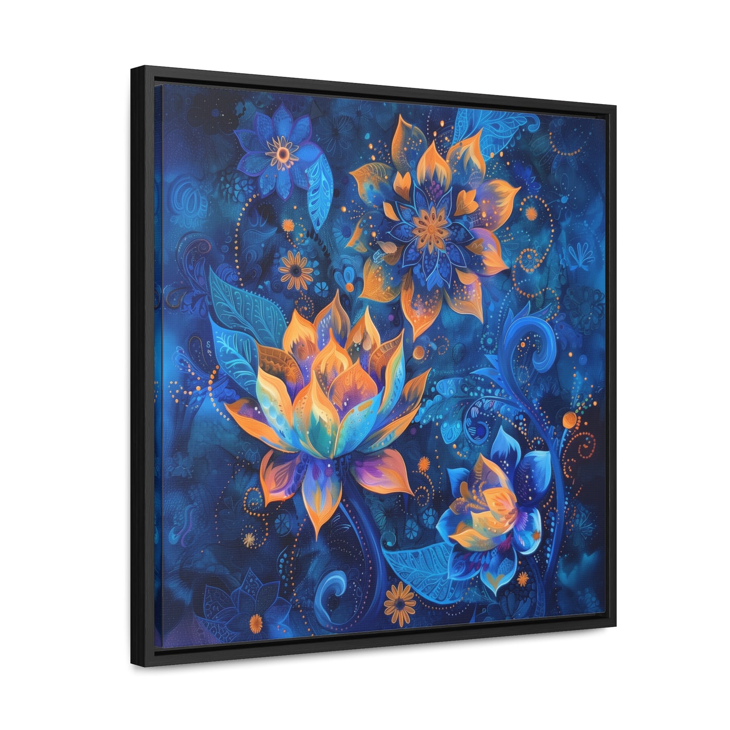 Paisley Framed Gallery Canvas Wrap