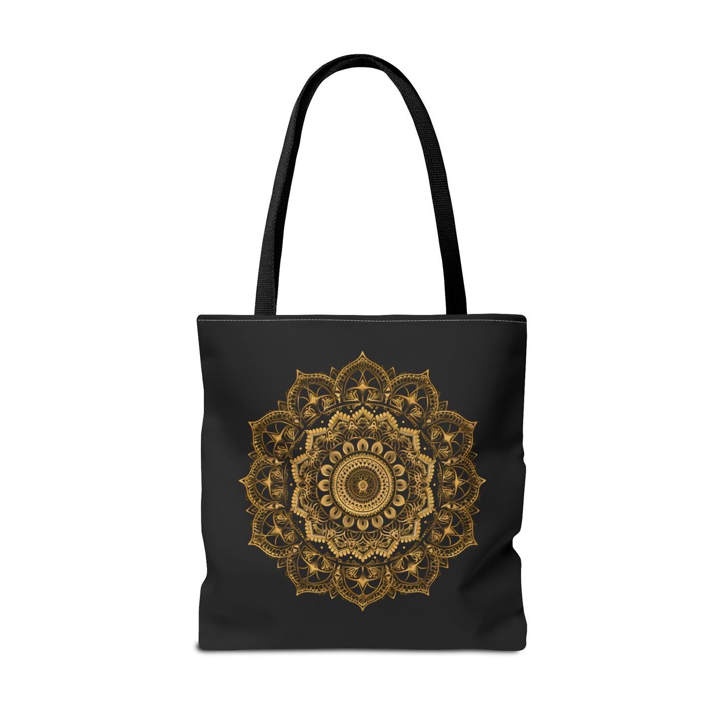 Black and Gold Mandala 2 Tote Bag