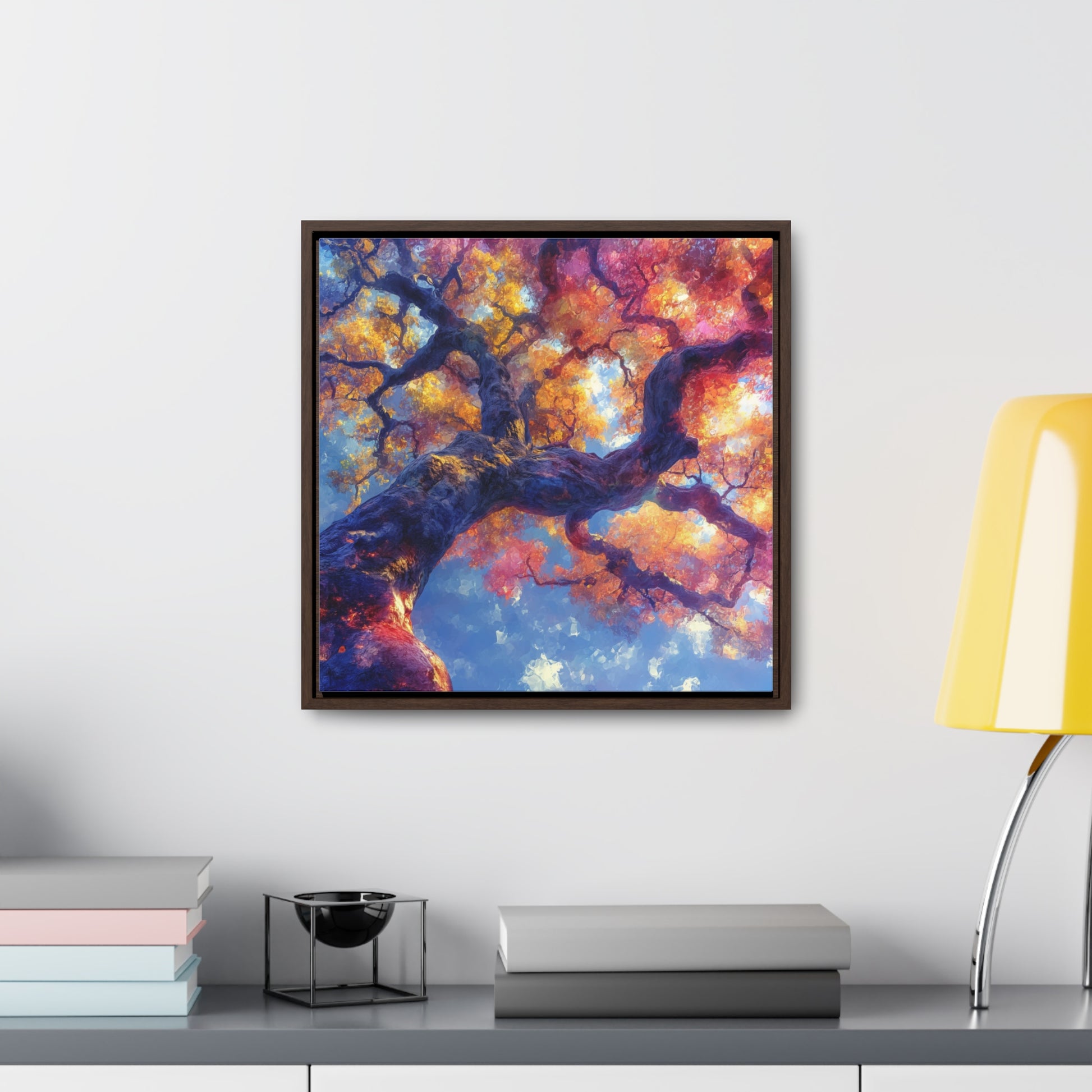 Synesthetic - Framed Gallery Canvas Wrap - Erdau Designs